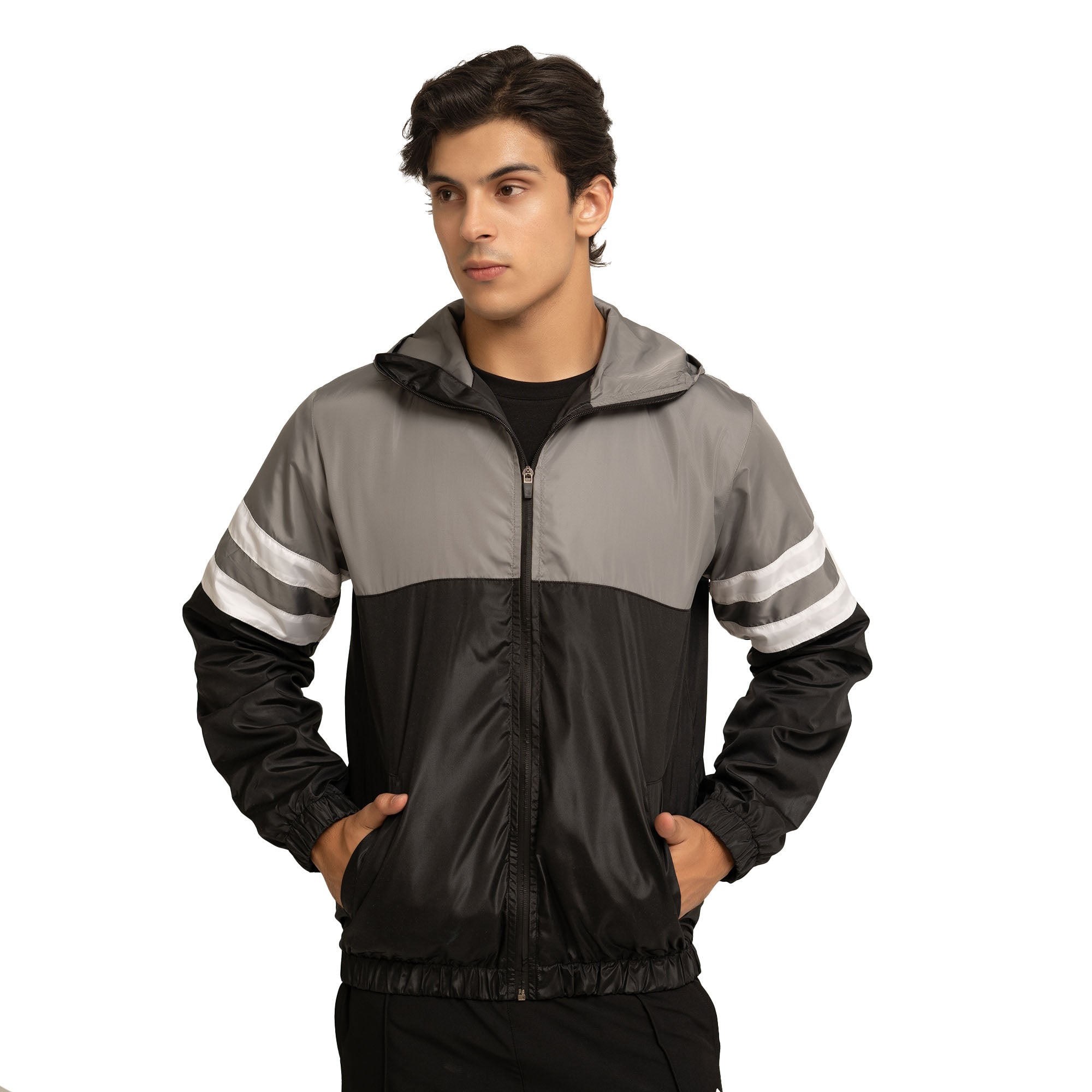 Windbreaker R1 Black/Grey
