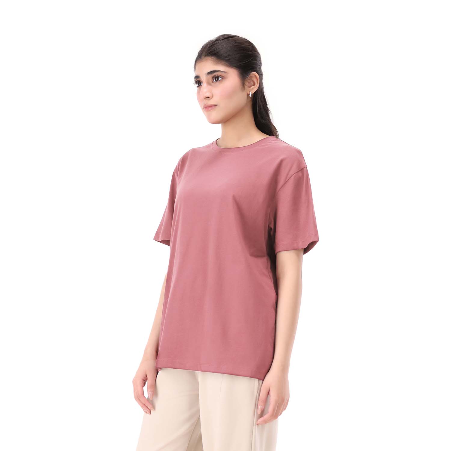 Riff Oversize Tee - Pink