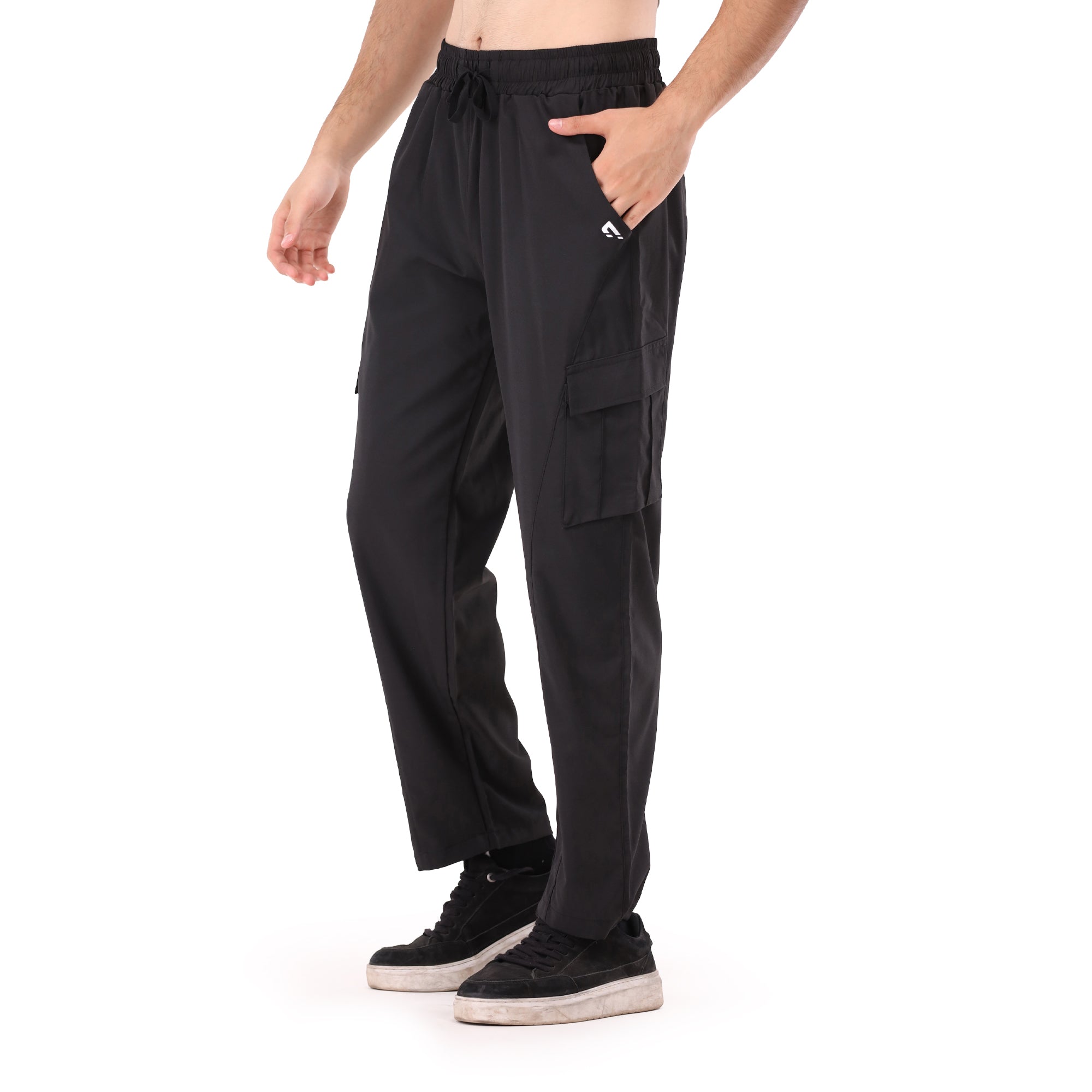 Spencer Cargo Trousers - Black