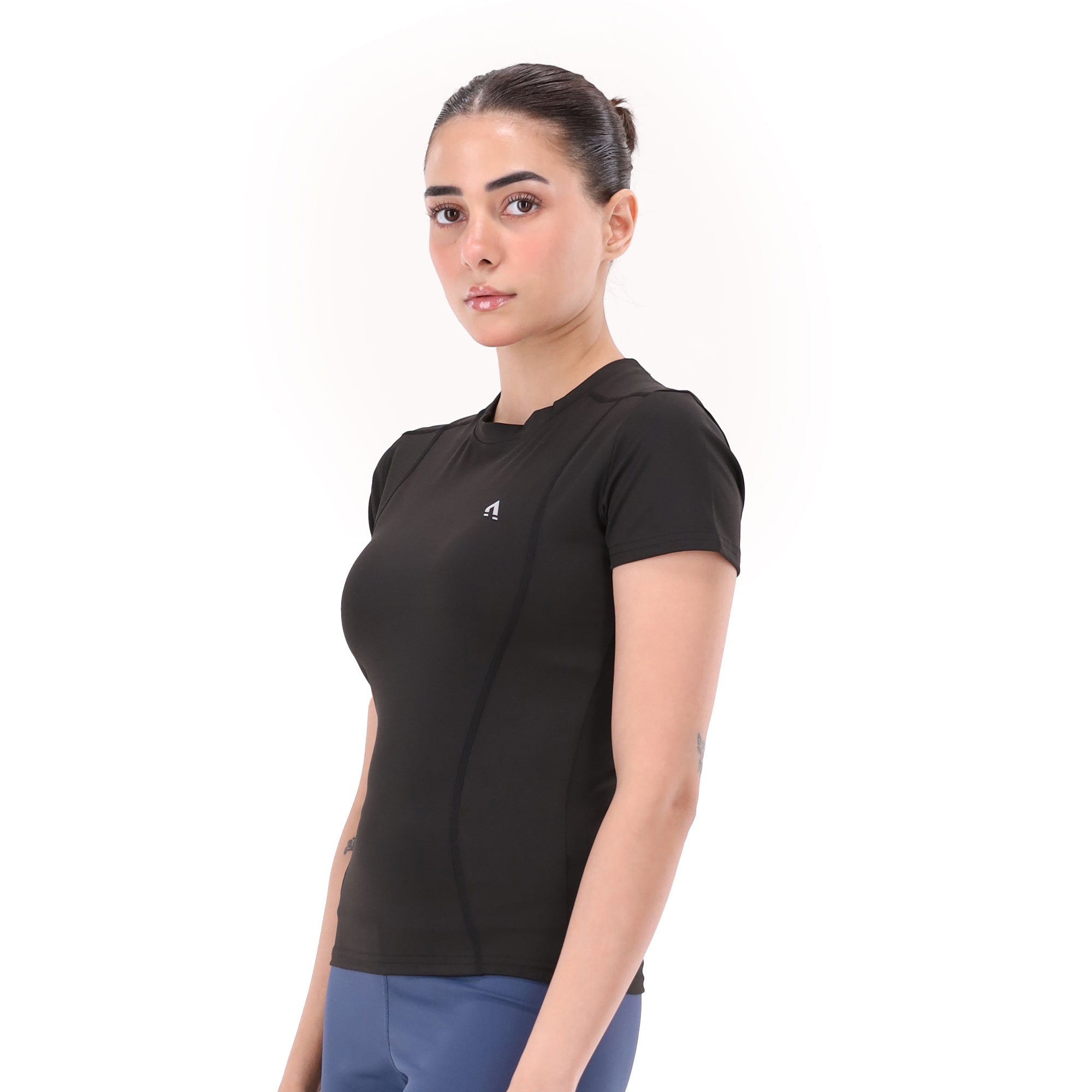 Sculpted Tee - Black