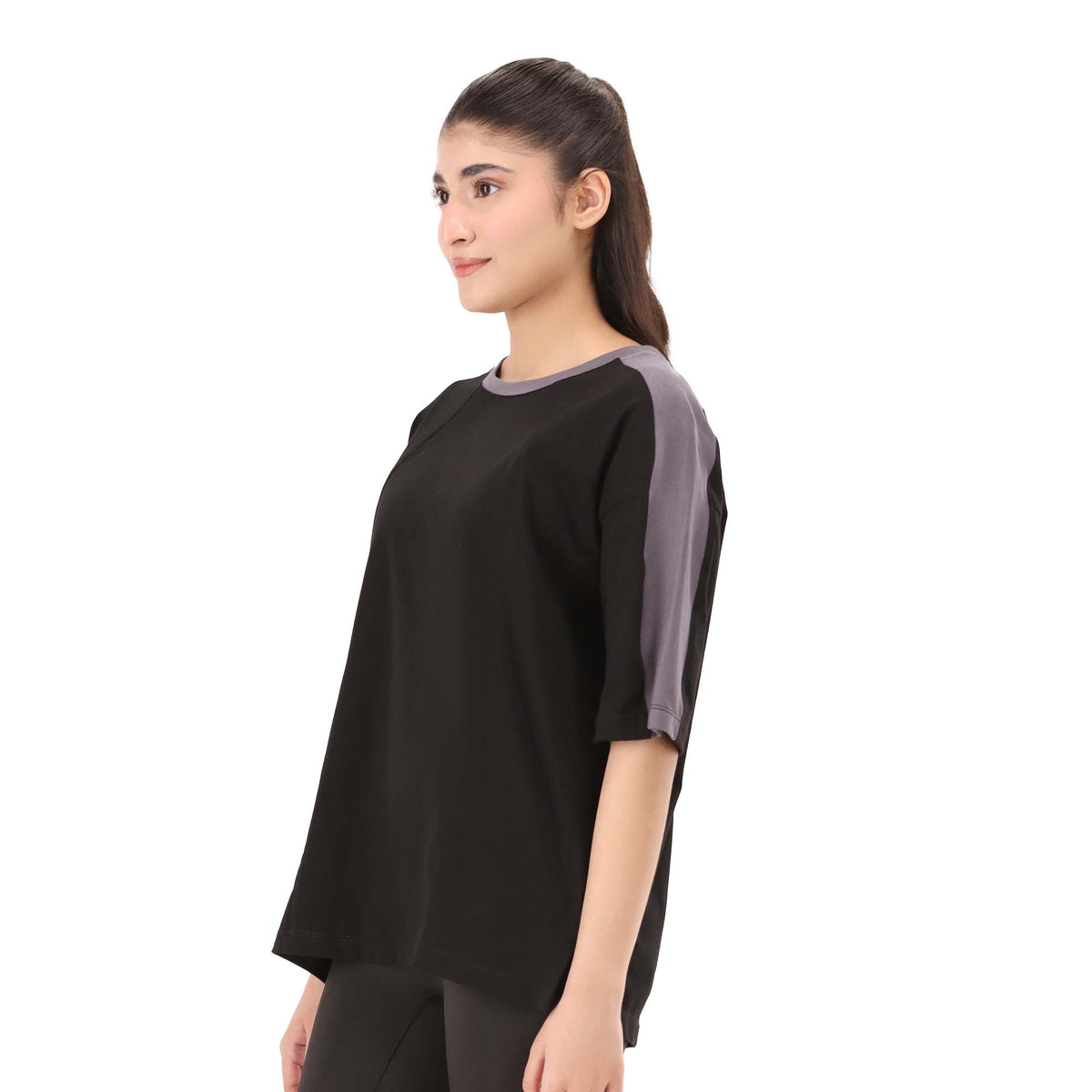 Reverb Oversized Tee - Black