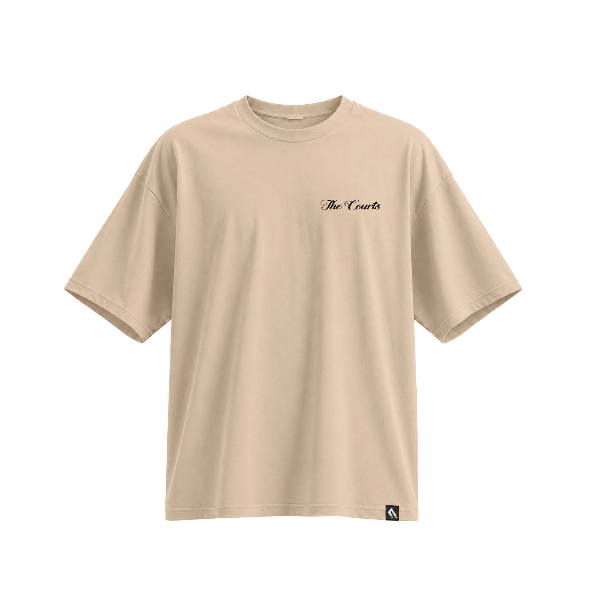 The Game Oversized Tee - Beige