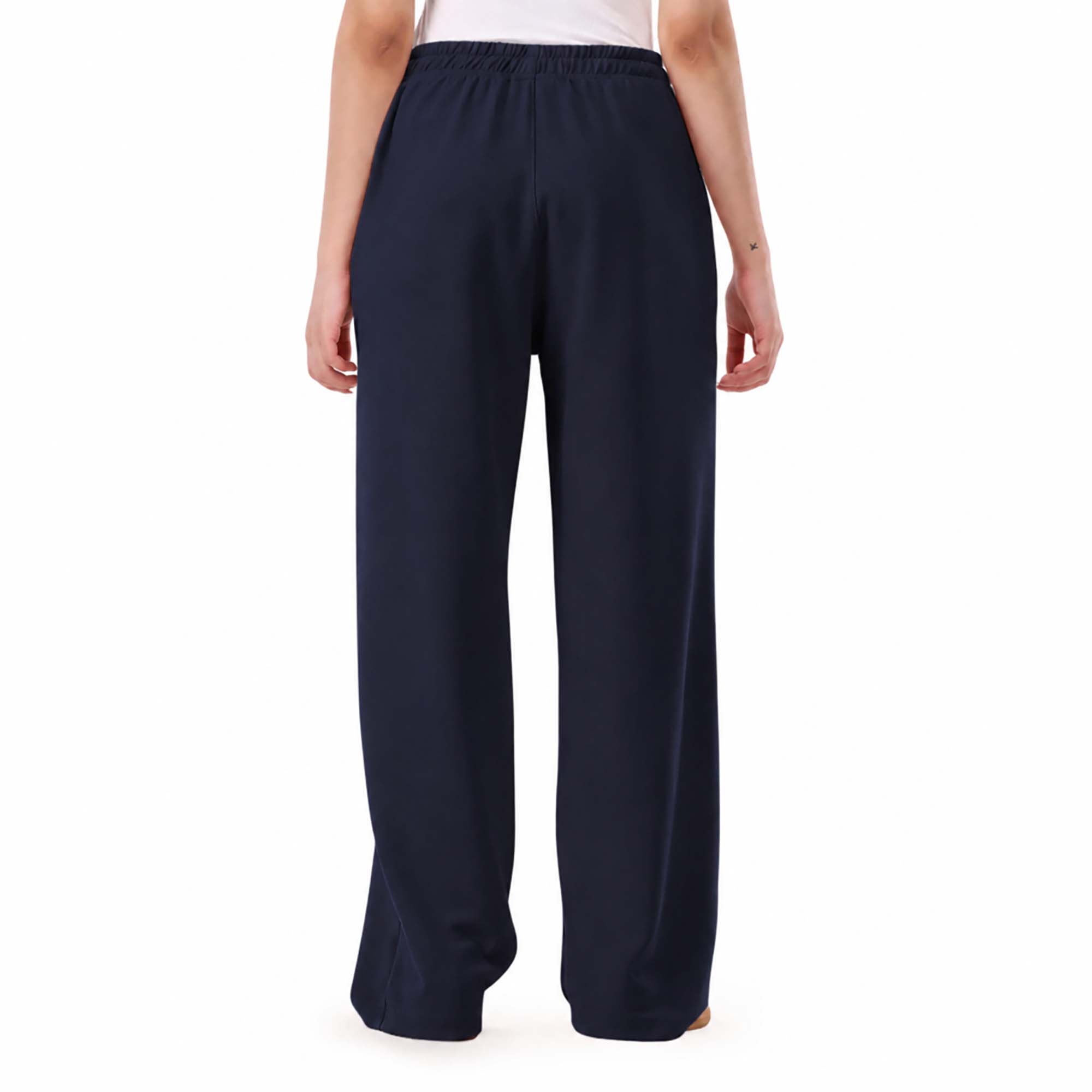 Veloura Wideleg Pant - Navy