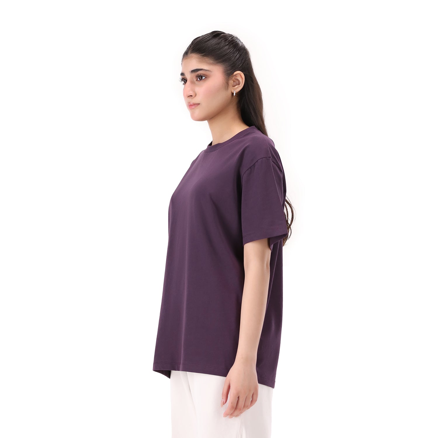 Riff Oversize Tee - Purple