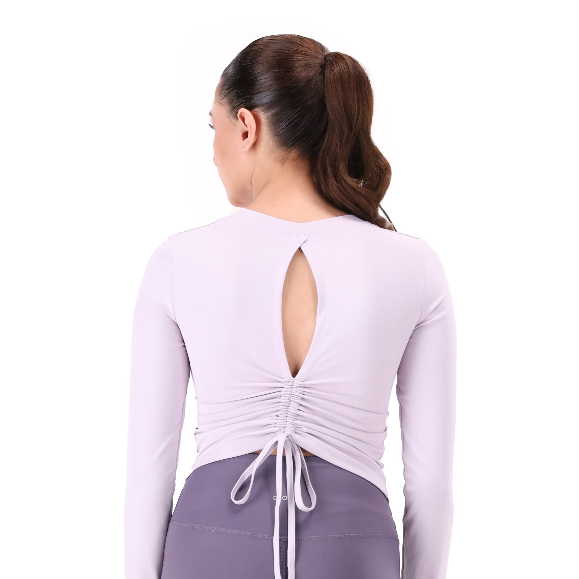 Celine Keyhole Top - Purple