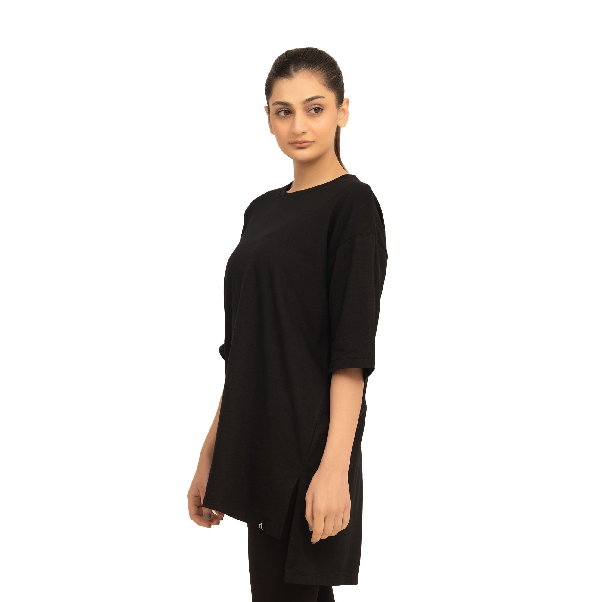 Kiara Cover Tee - Black
