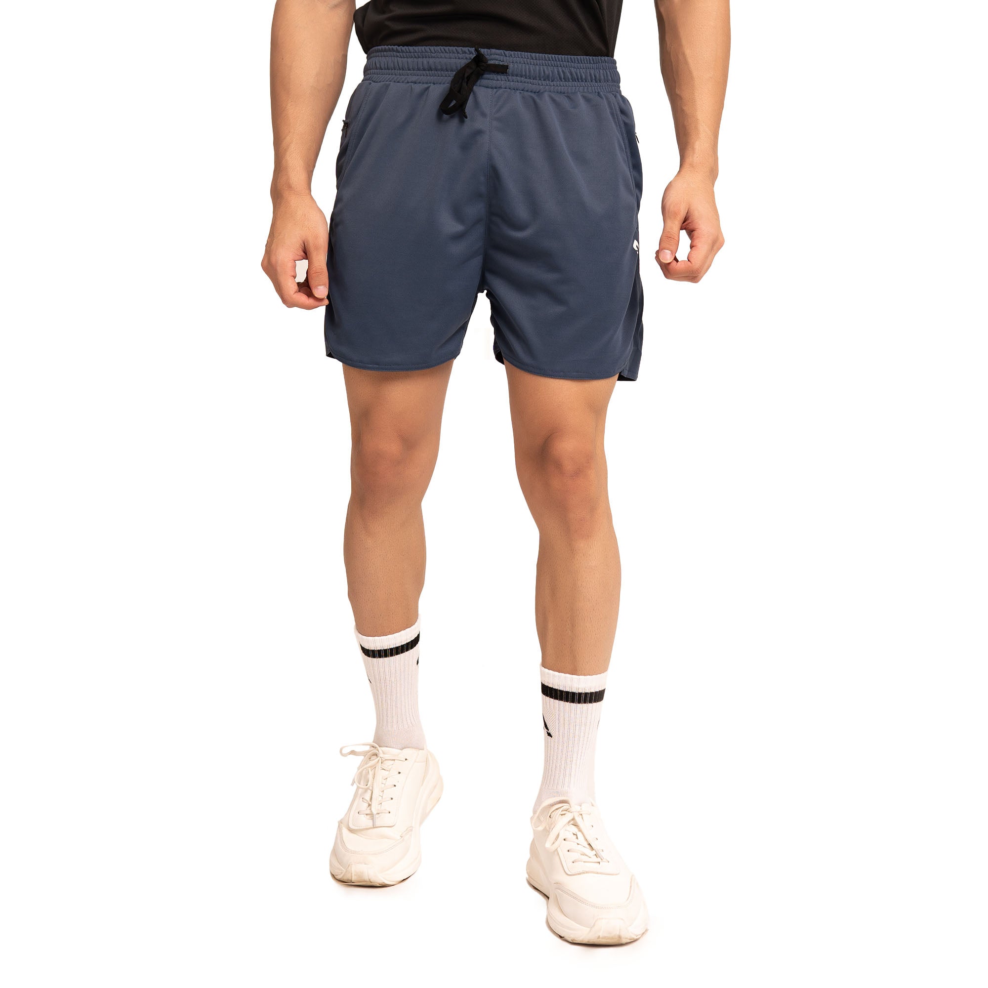 Blaze Zipper Shorts - Navy