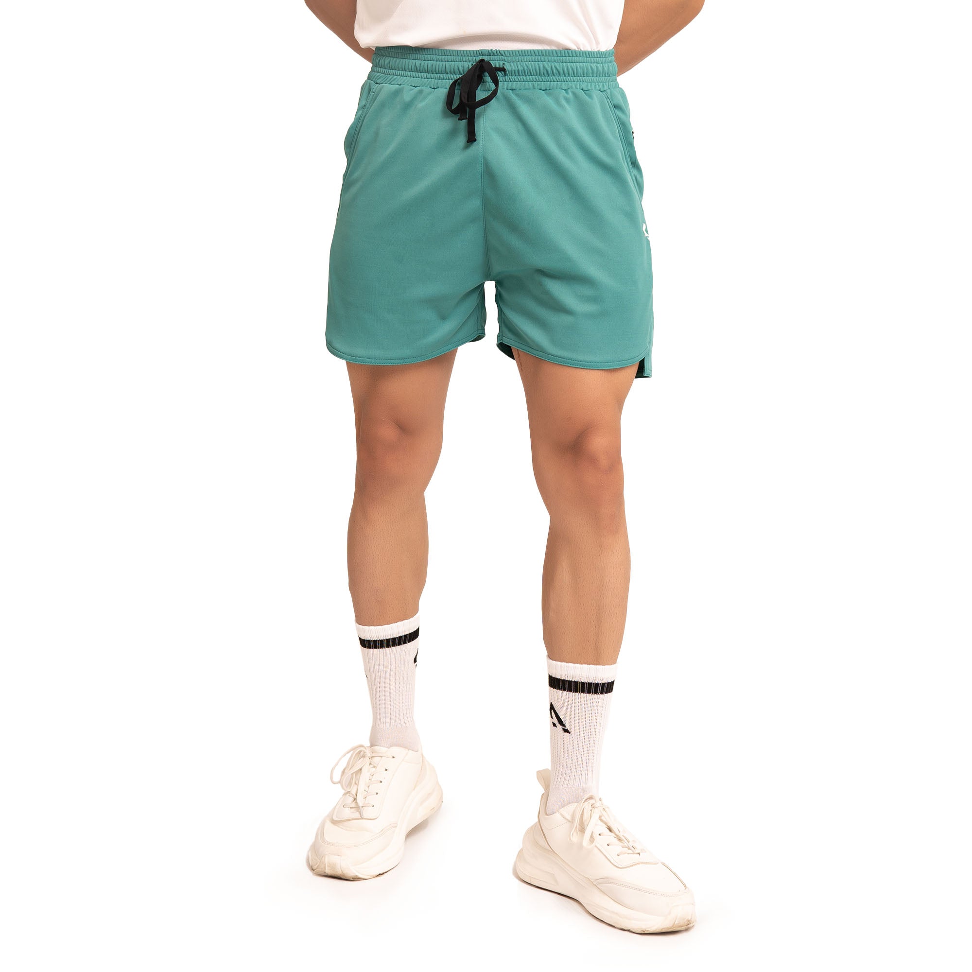 Blaze Zipper Shorts - Sea Green