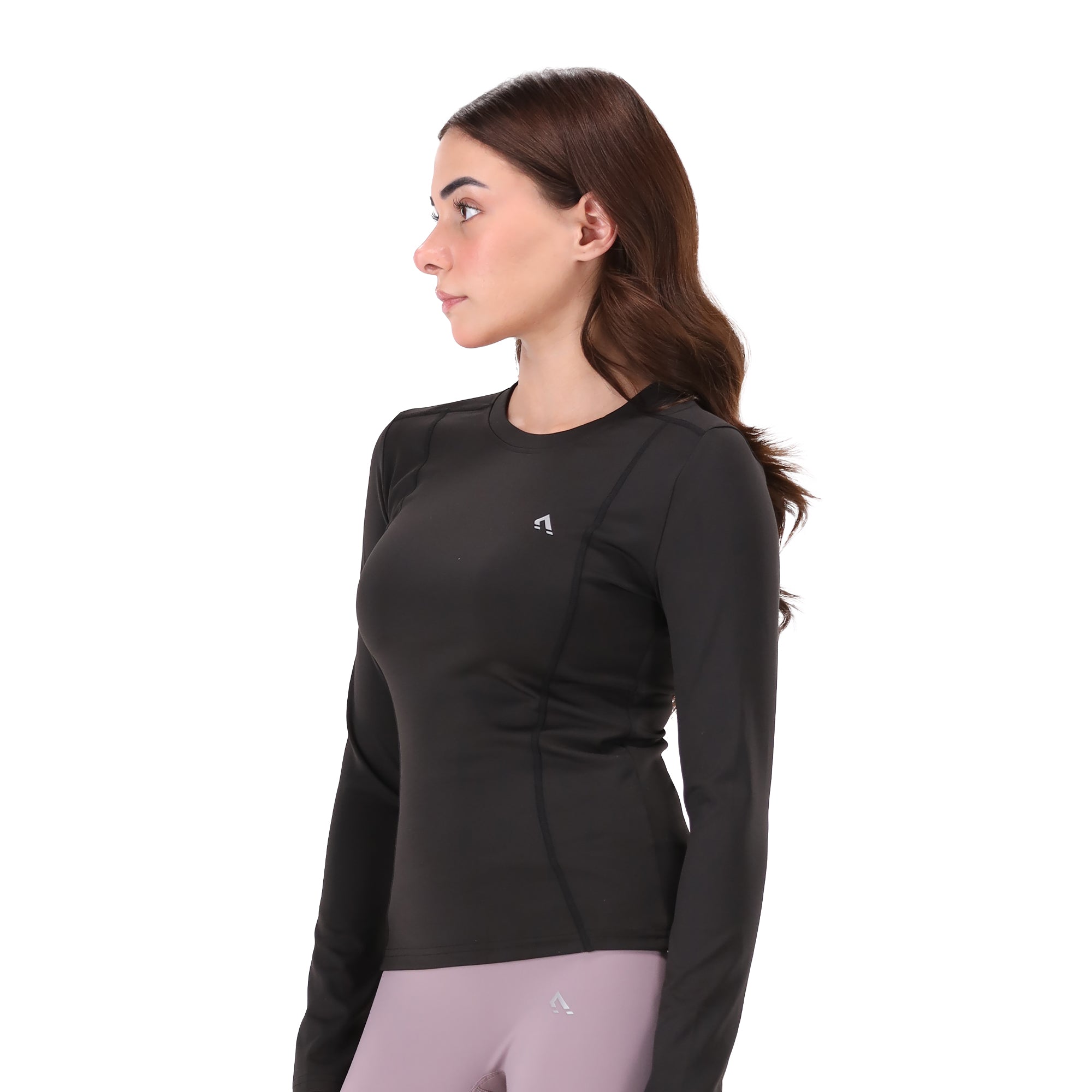 Luna Fitted Tee - Black