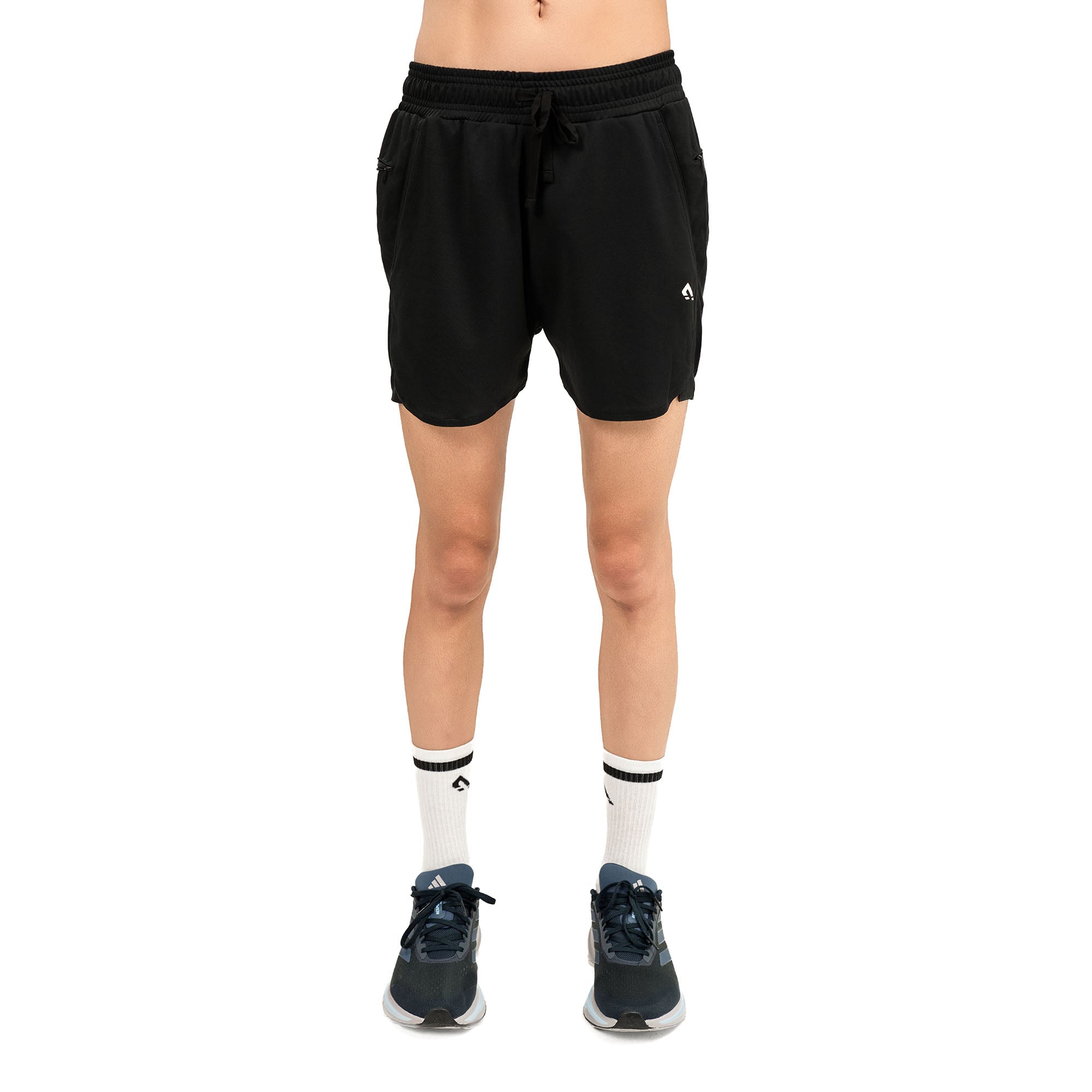 Blaze Zipper Shorts - Black