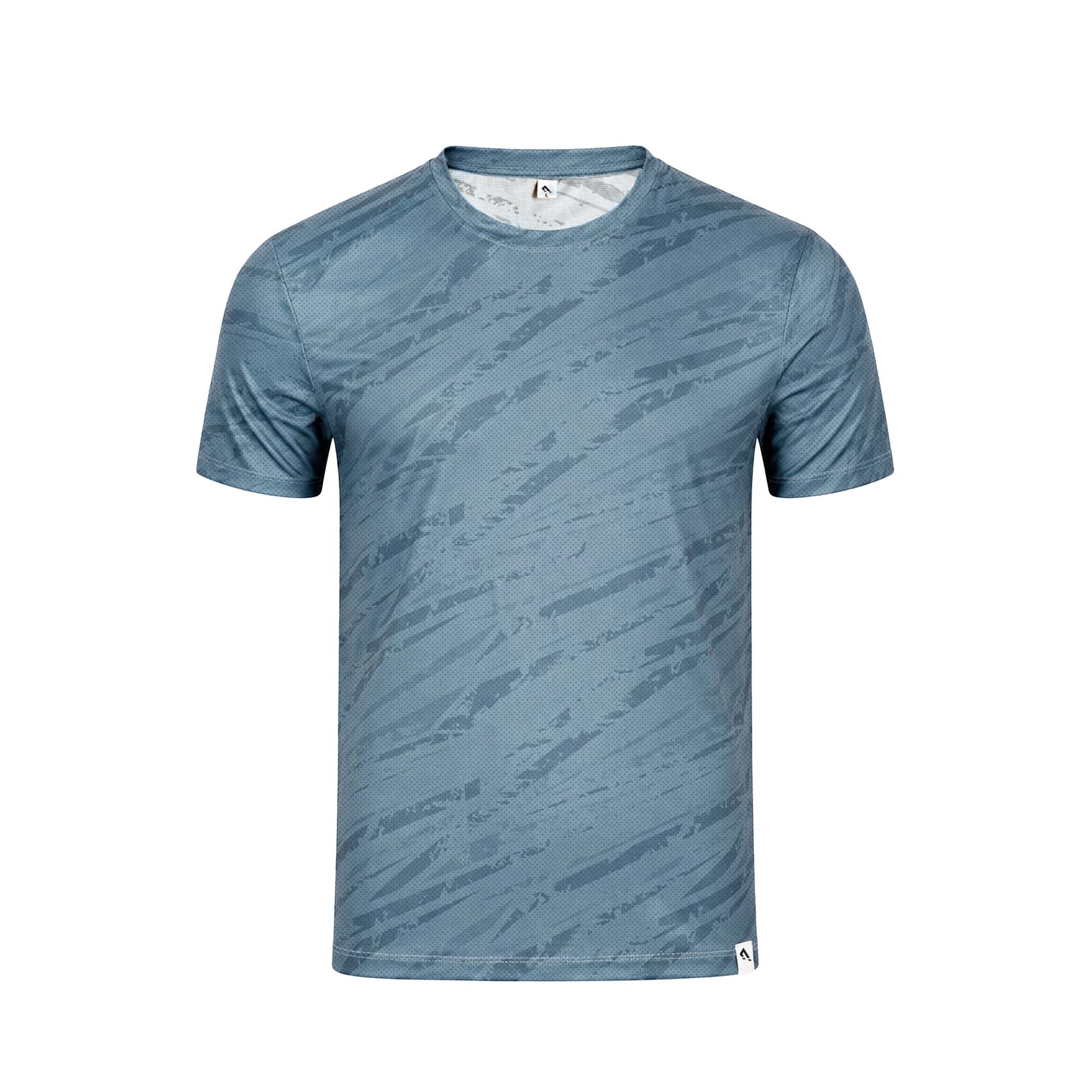 Pulse Mesh Tee - Blue