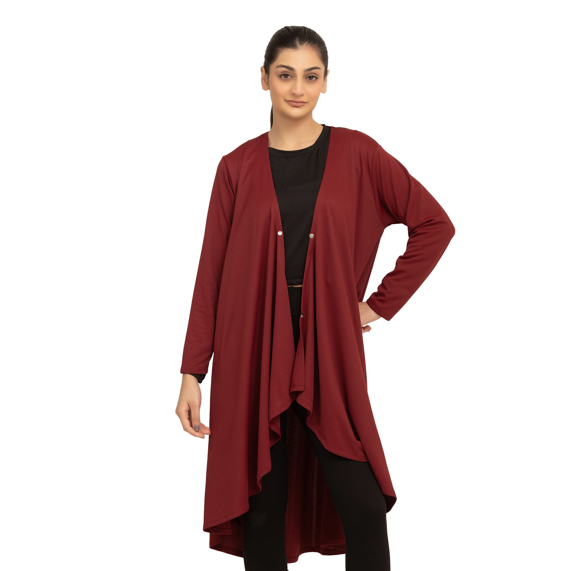 Celesse Cape - Burgundy