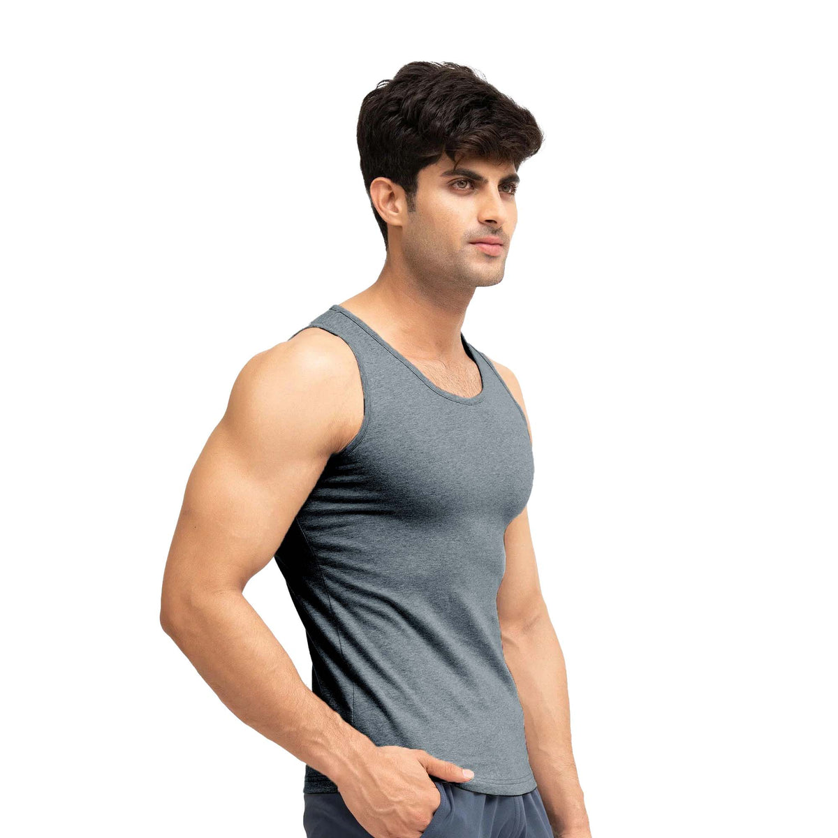 Rift Tank - Grey Melange