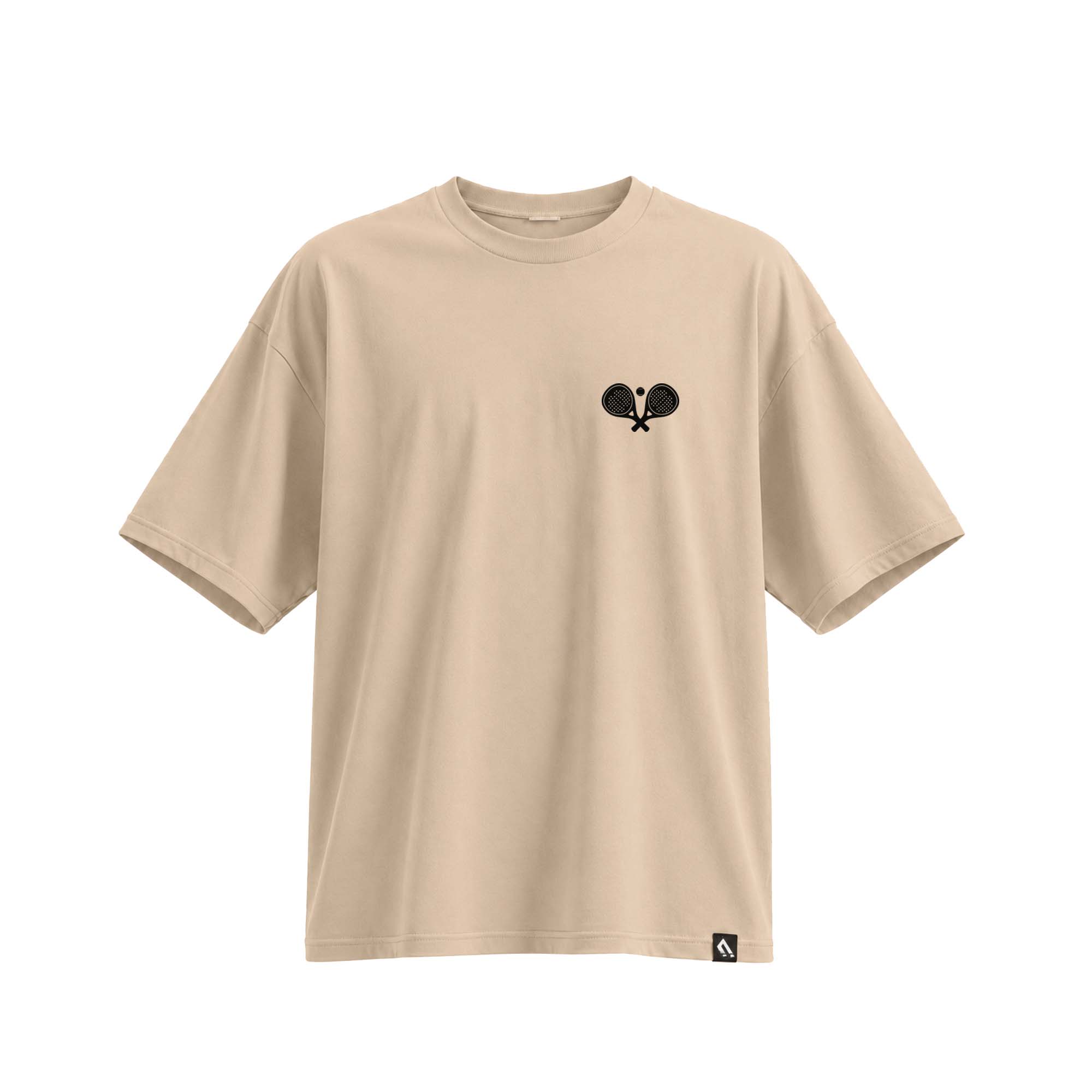 Padel Society Oversized Tee - Beige