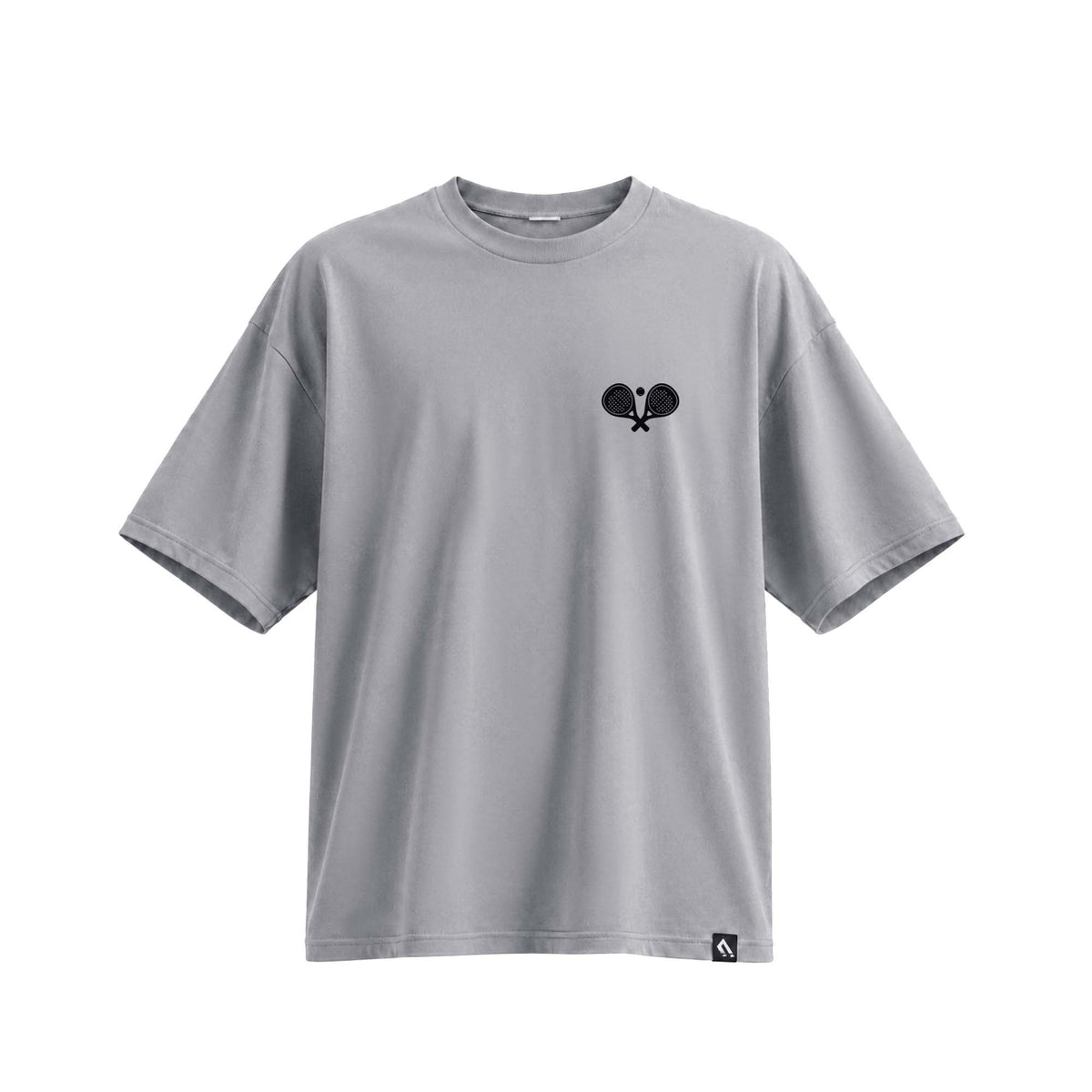 Padel Society Oversized Tee - Grey