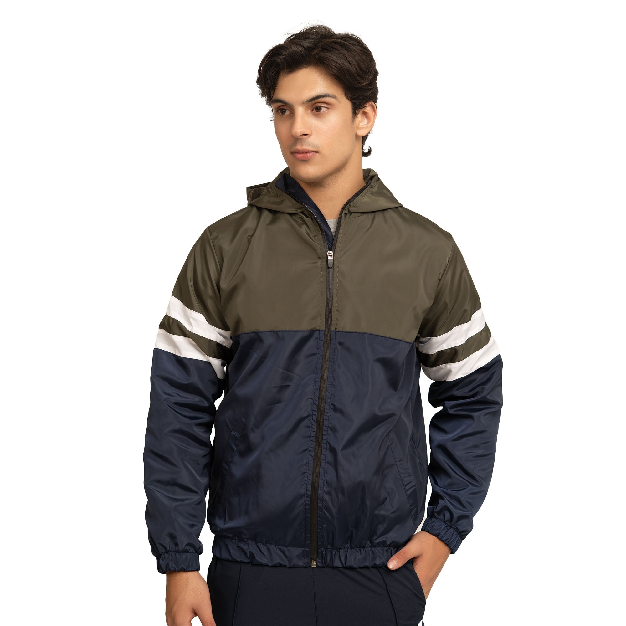 Windbreaker R1 Olive/Navy