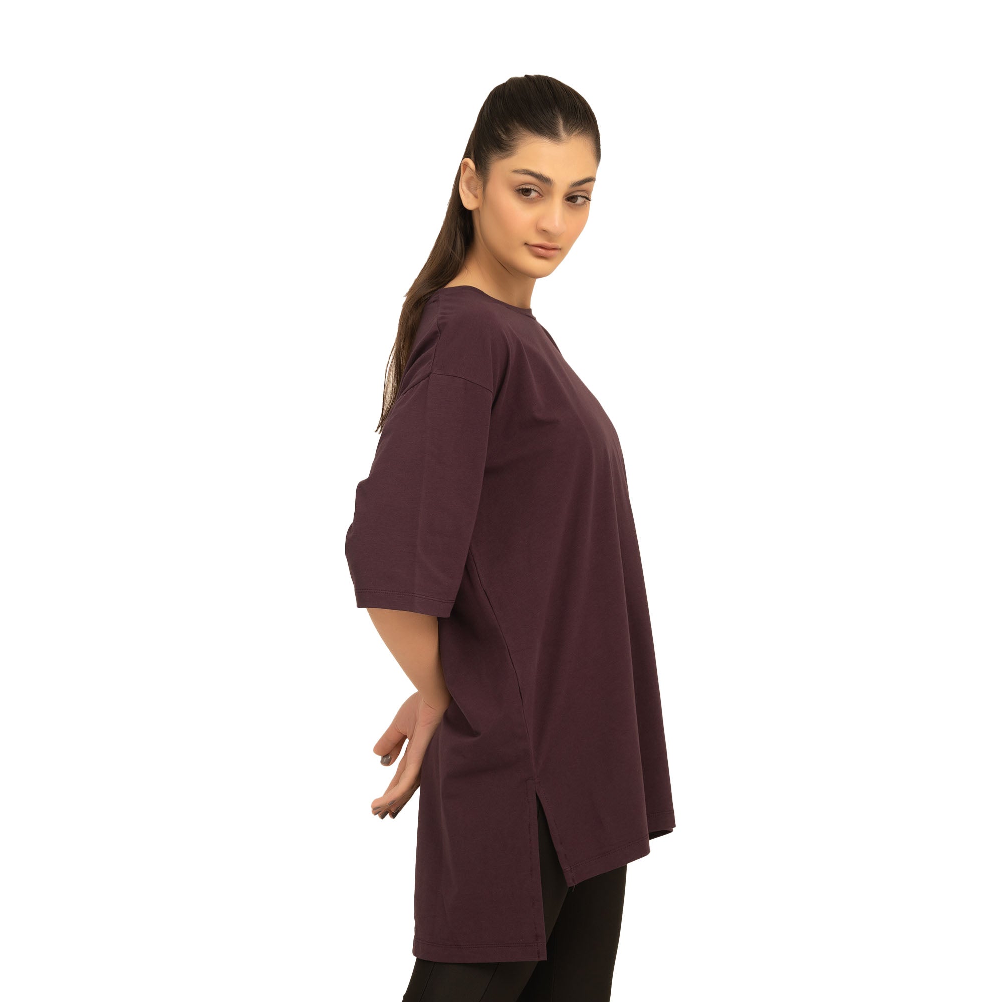 Kiara Cover Tee - Purple