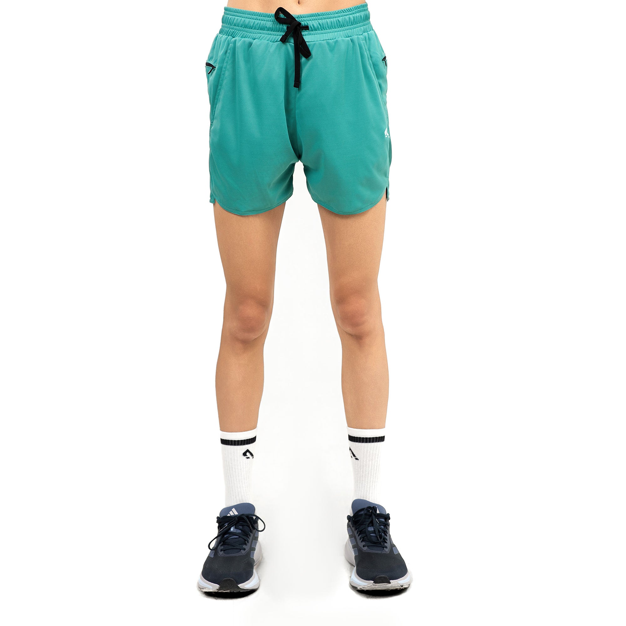Blaze Zipper Shorts - Sea Green