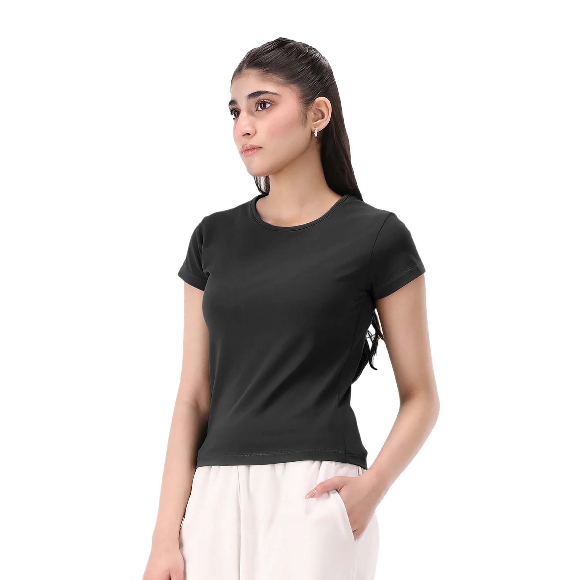 Pose Fitted Tee - Black