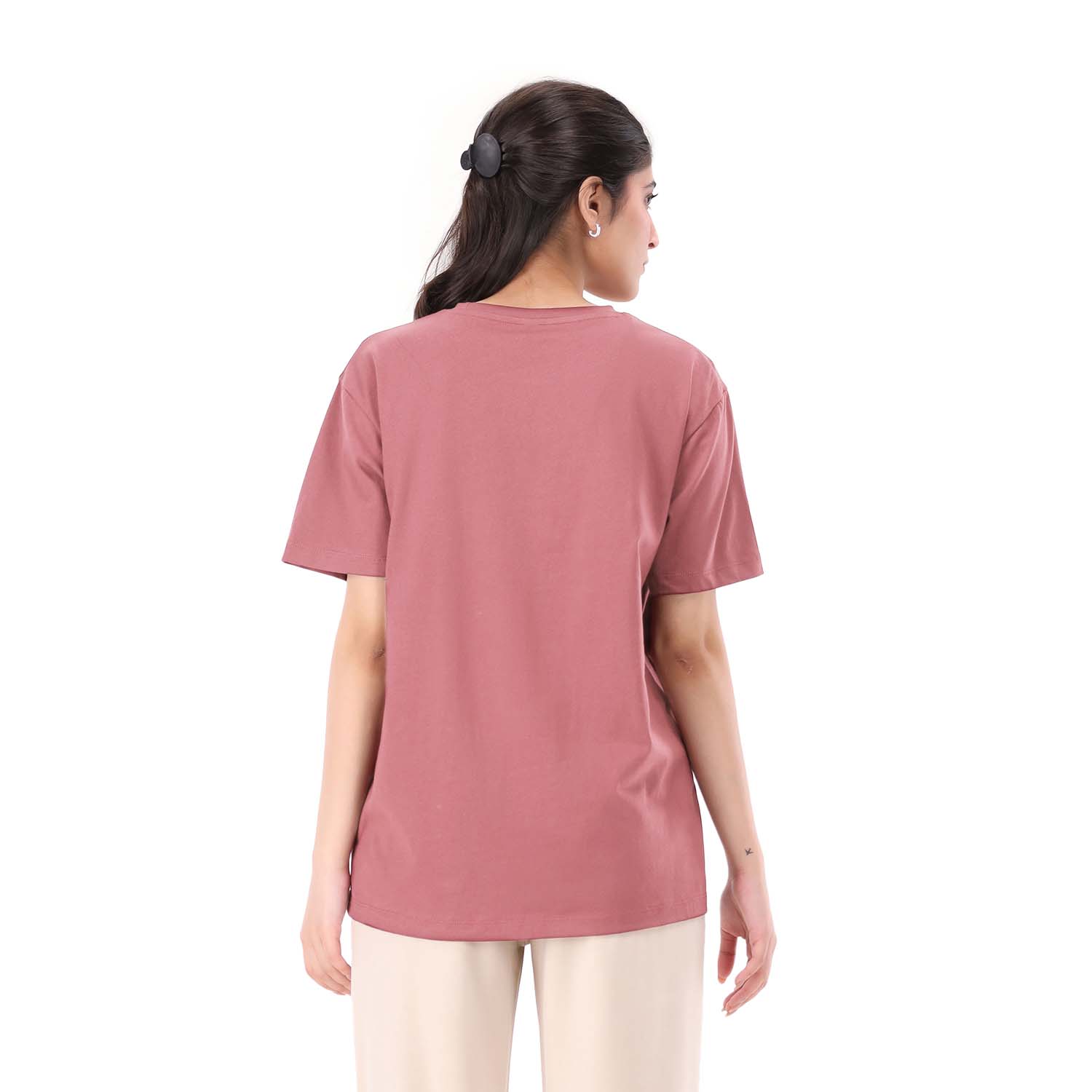 Riff Oversize Tee - Pink
