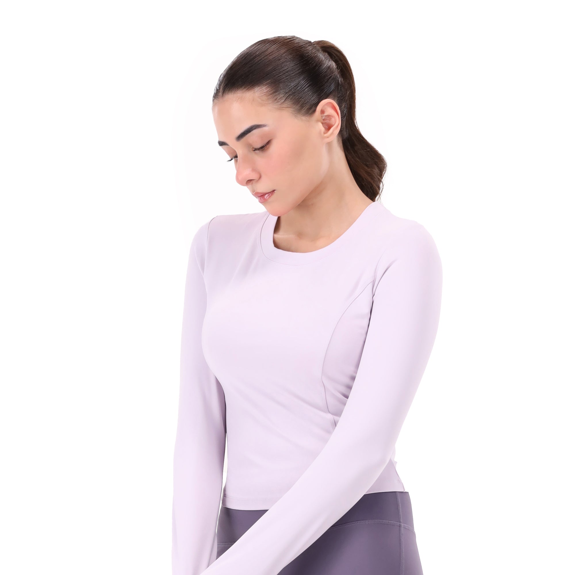 Celine Keyhole Top - Purple