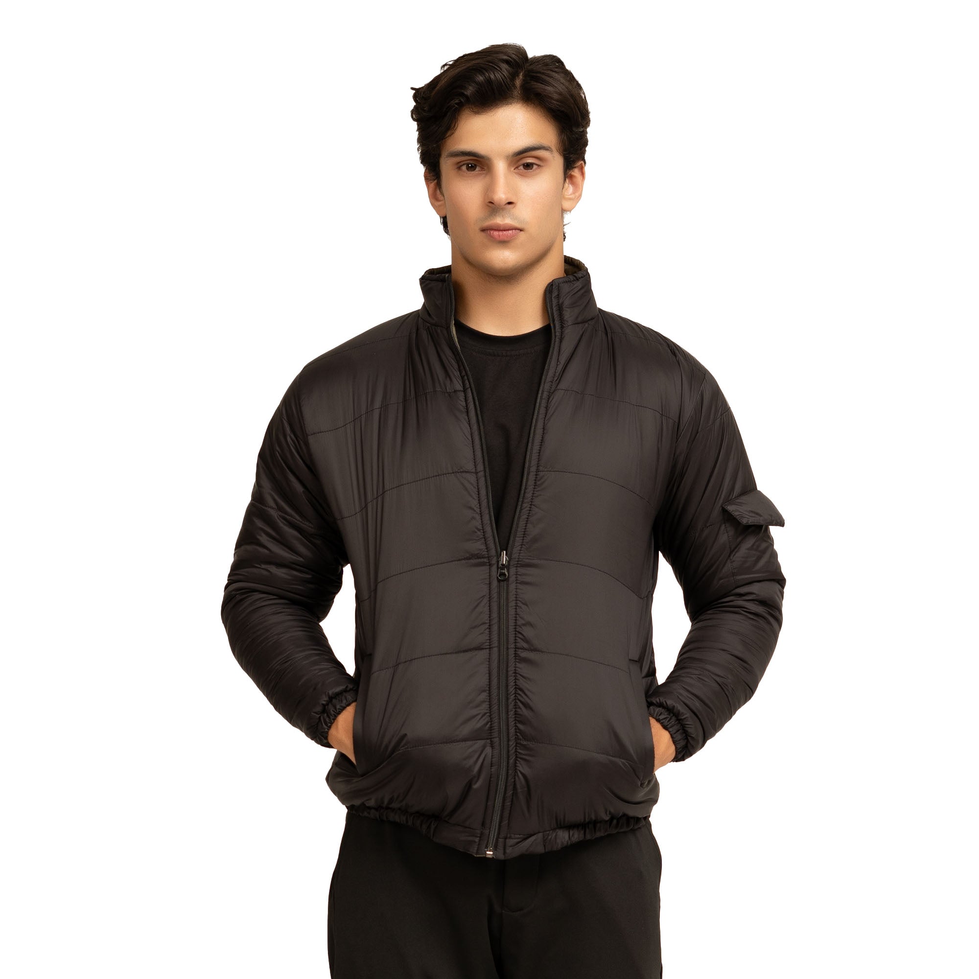 Zest Reversible Jacket - Black/Olive