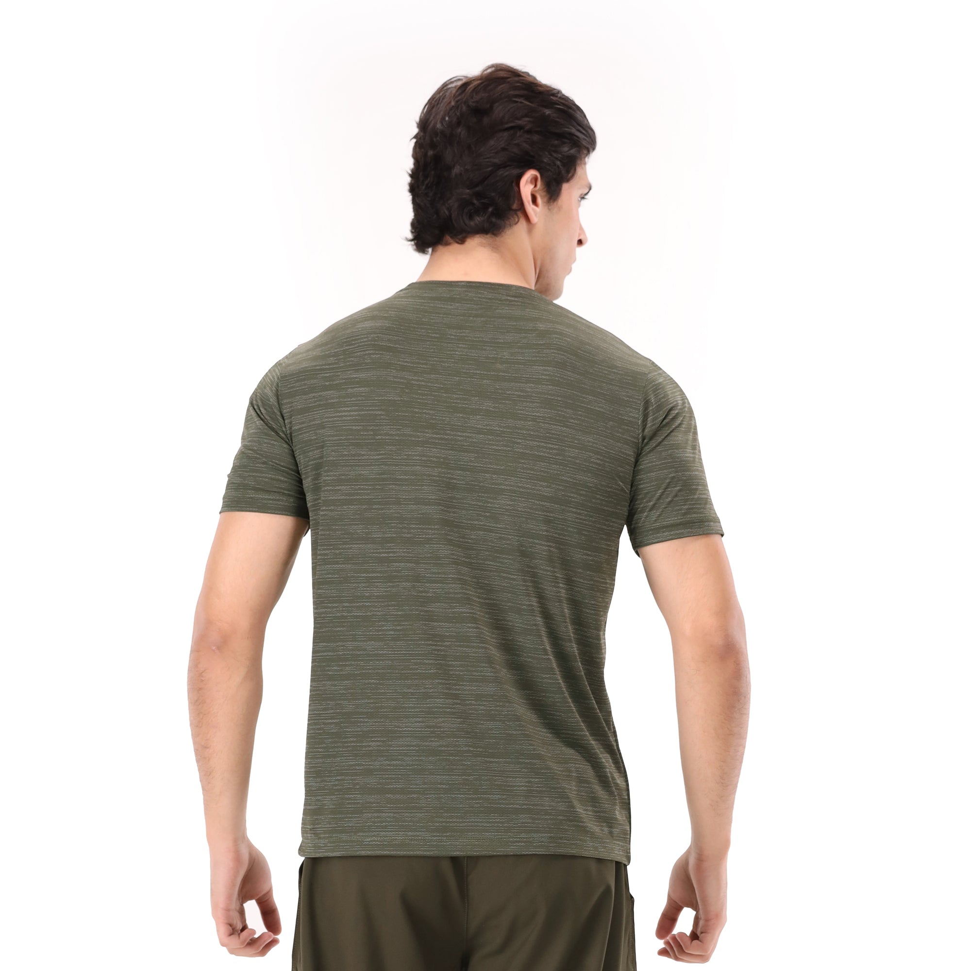 Fossil Mesh Tee - Olive