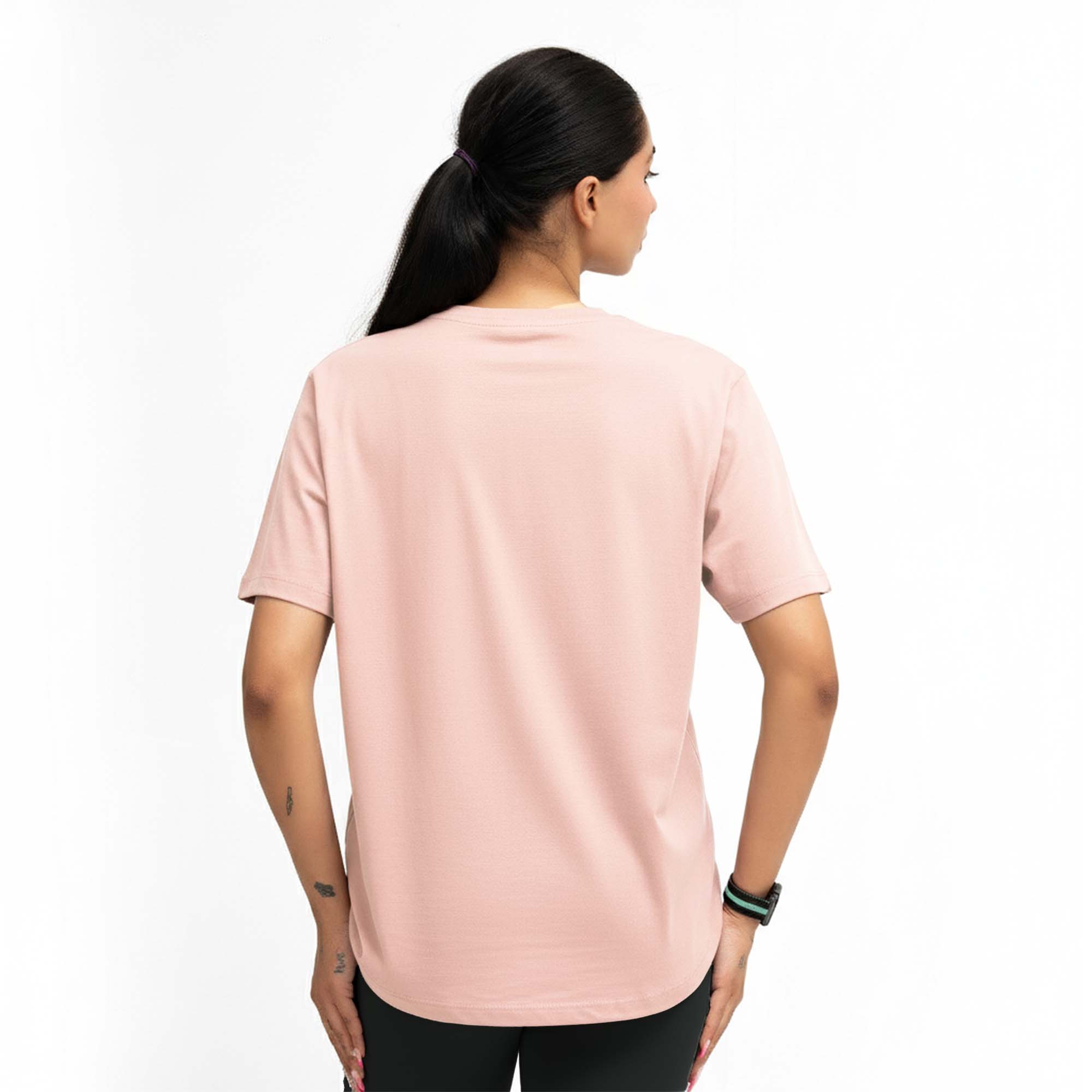Flow Bat Tee - Pale Pink