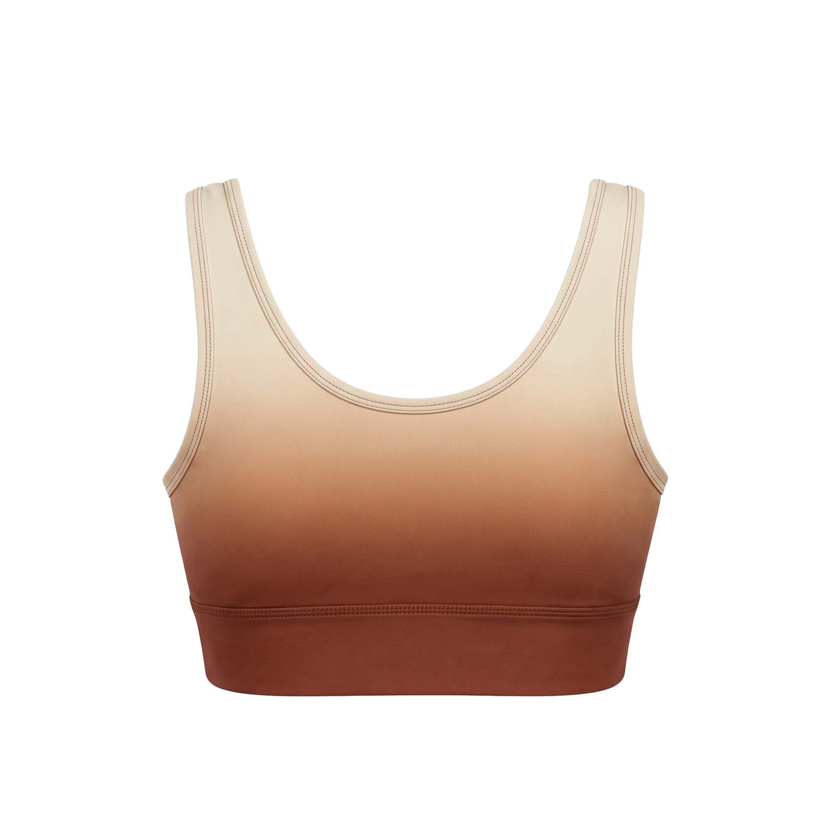 Ombre Sports Bra - Brown