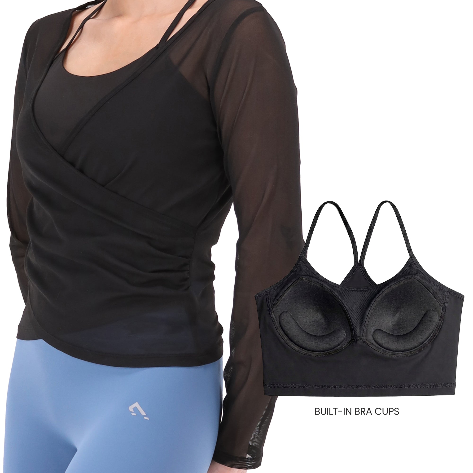 Girloft Mesh Top - Black