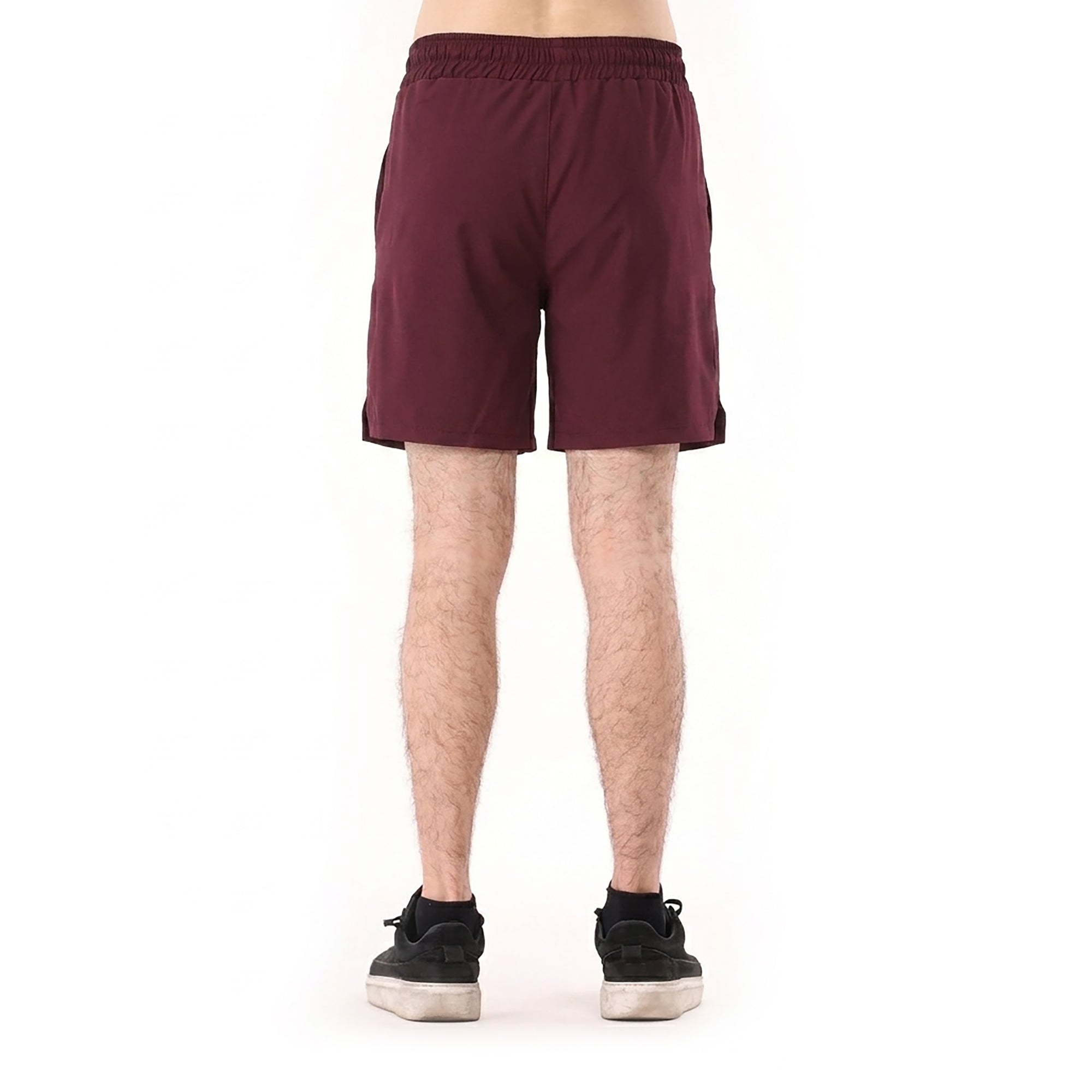 Plush Padel Shorts - Burgundy