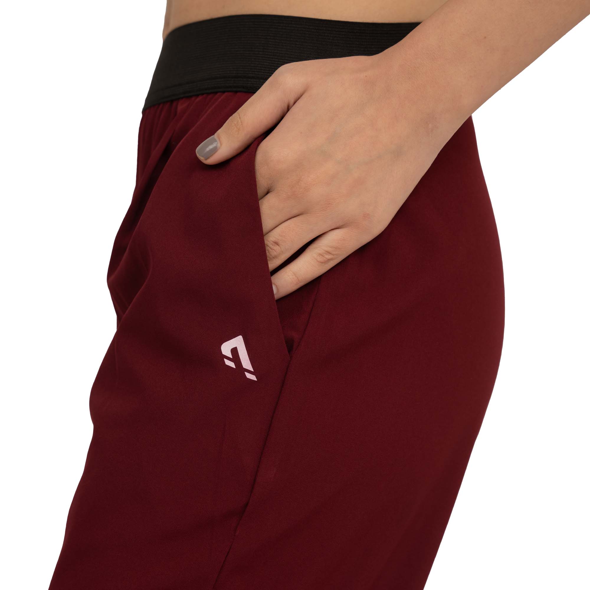 Seam Flow Pants - Maroon