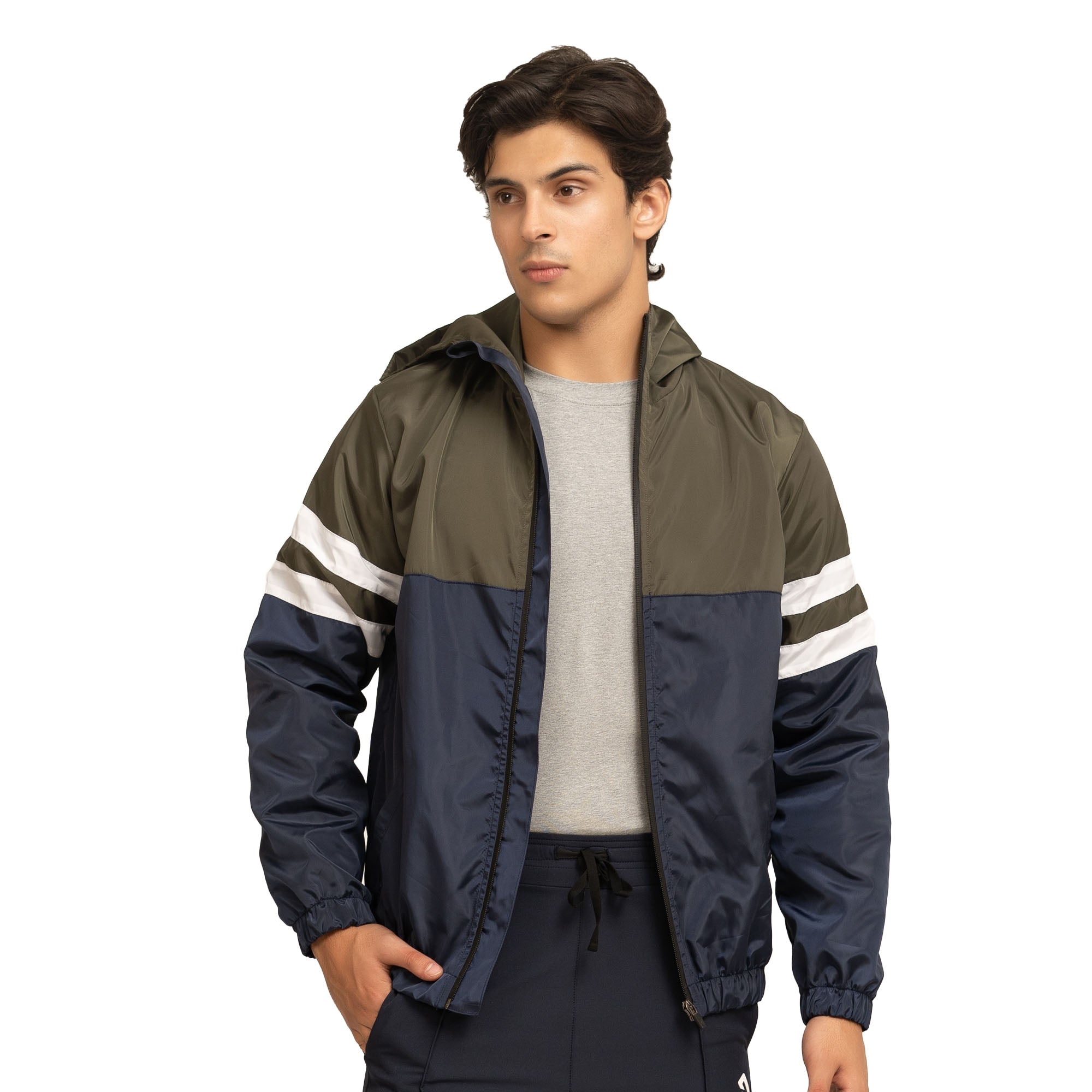 Windbreaker R1 Olive/Navy