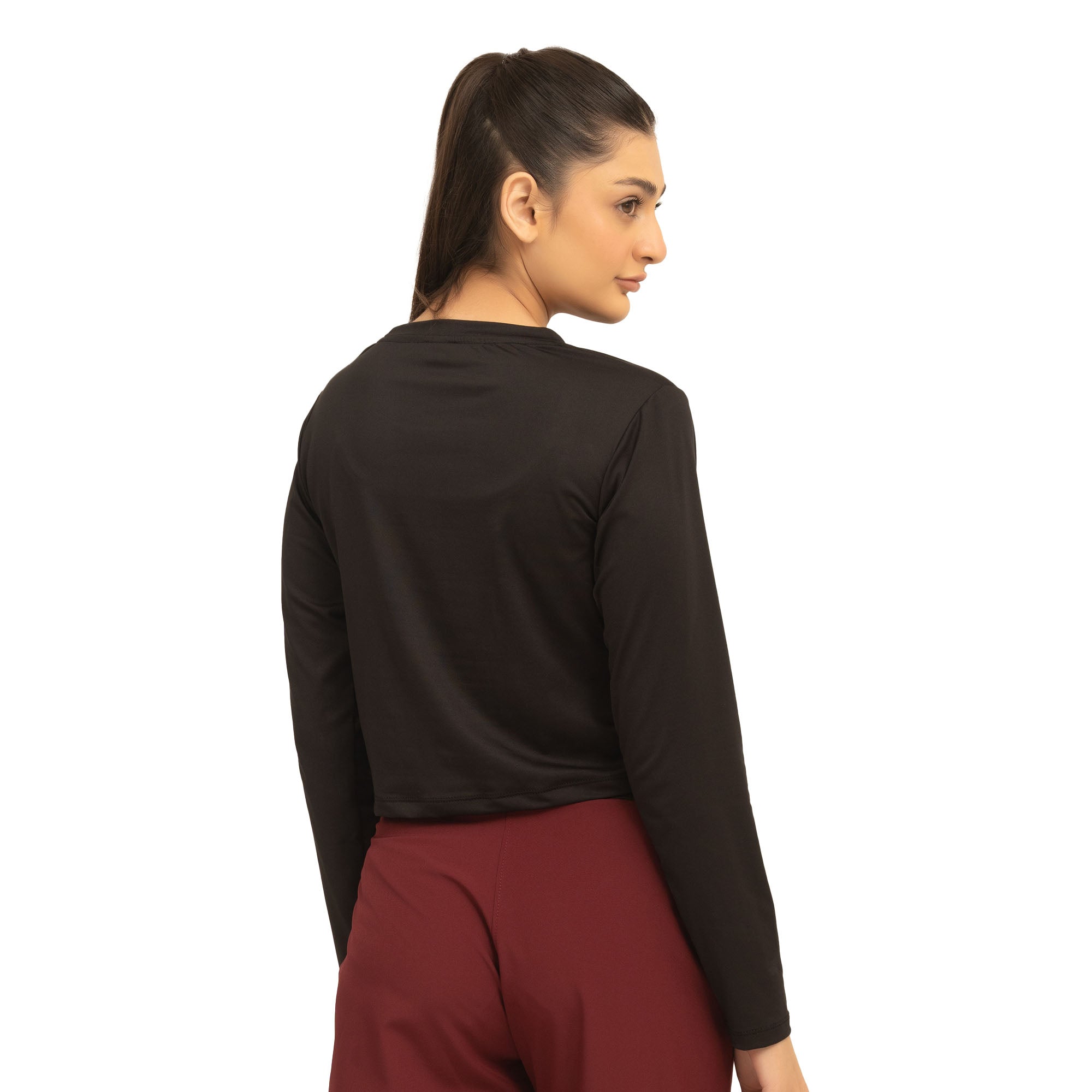 Icon Crop Tee - Black