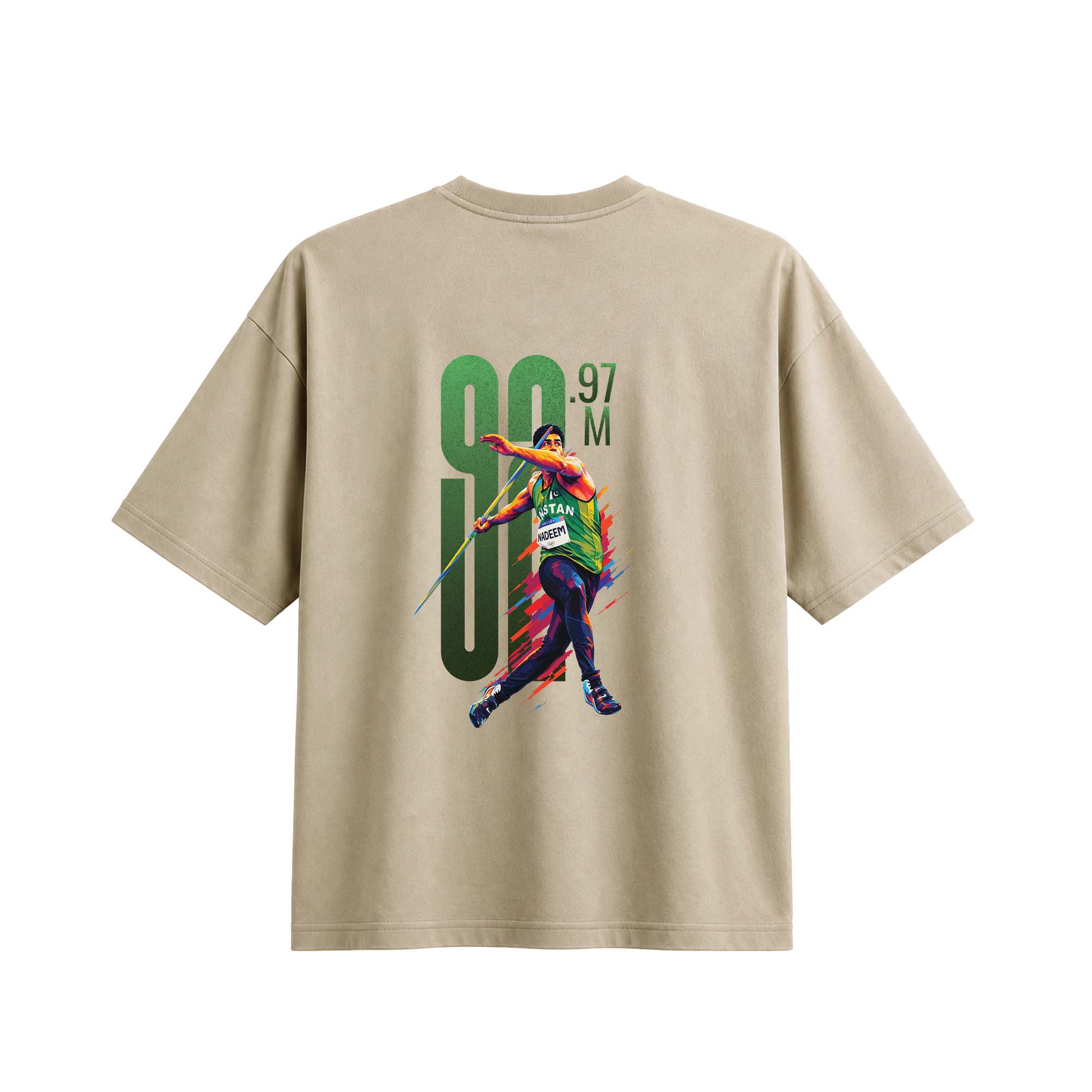 AIM 92.97 - Oversize Tee - Beige