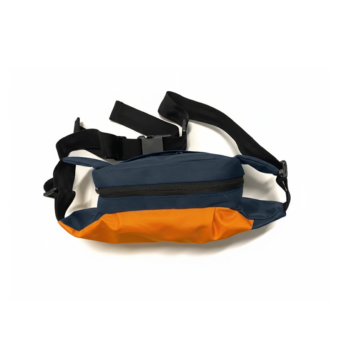 Waist Runner Bag - Navy/Orange
