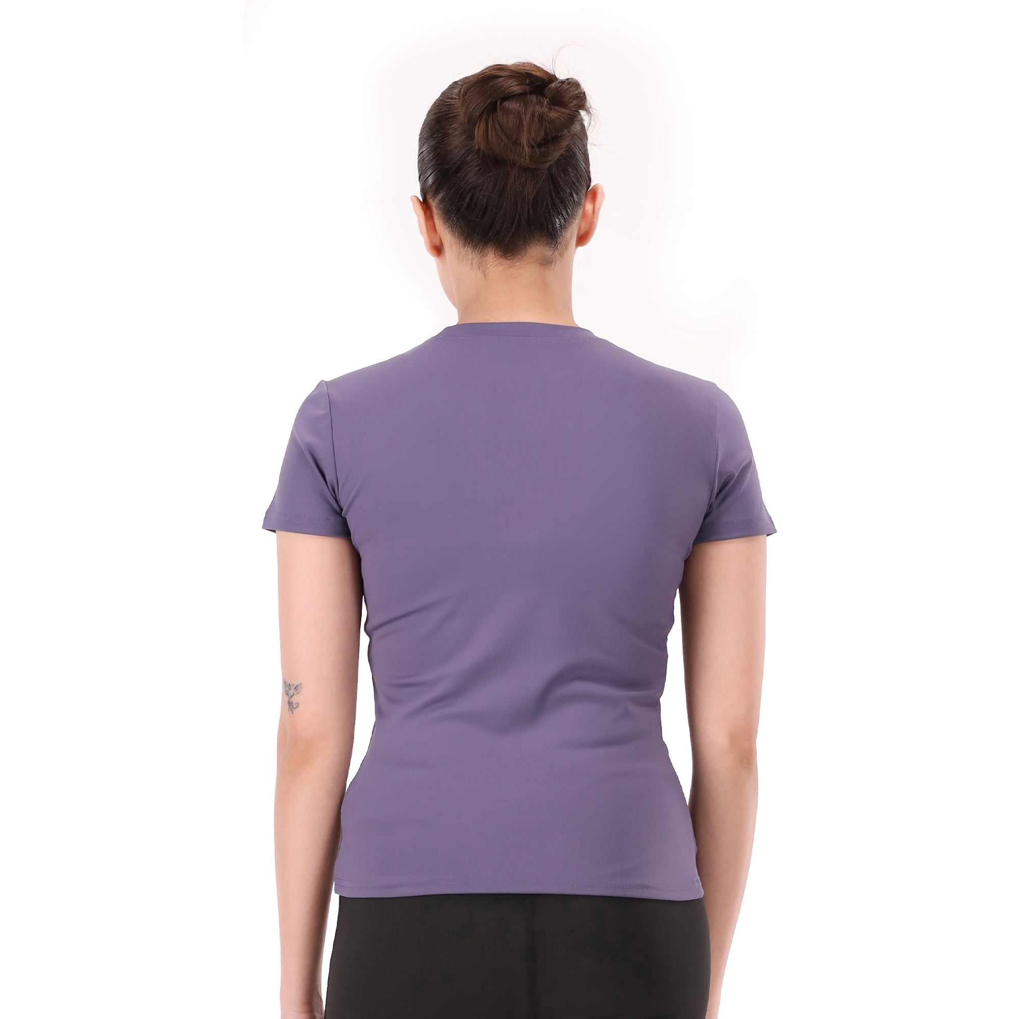 Sculpted Tee - Dark Purple