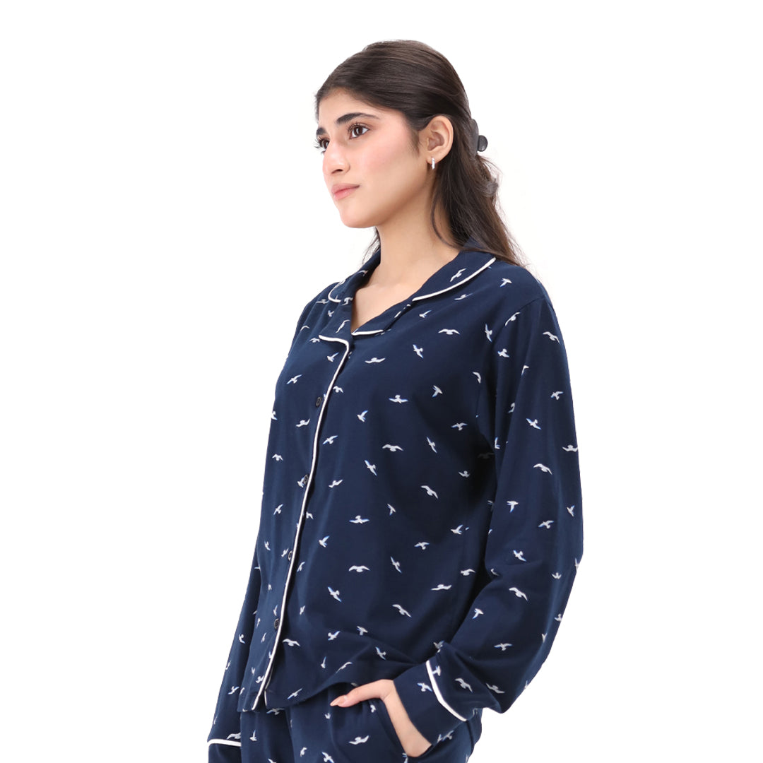 Midnight Comfort Set - Navy/Dove