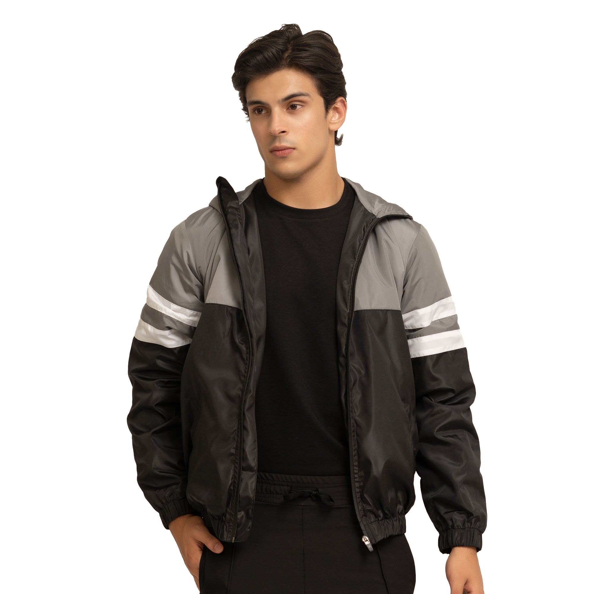 Windbreaker R1 Black/Grey