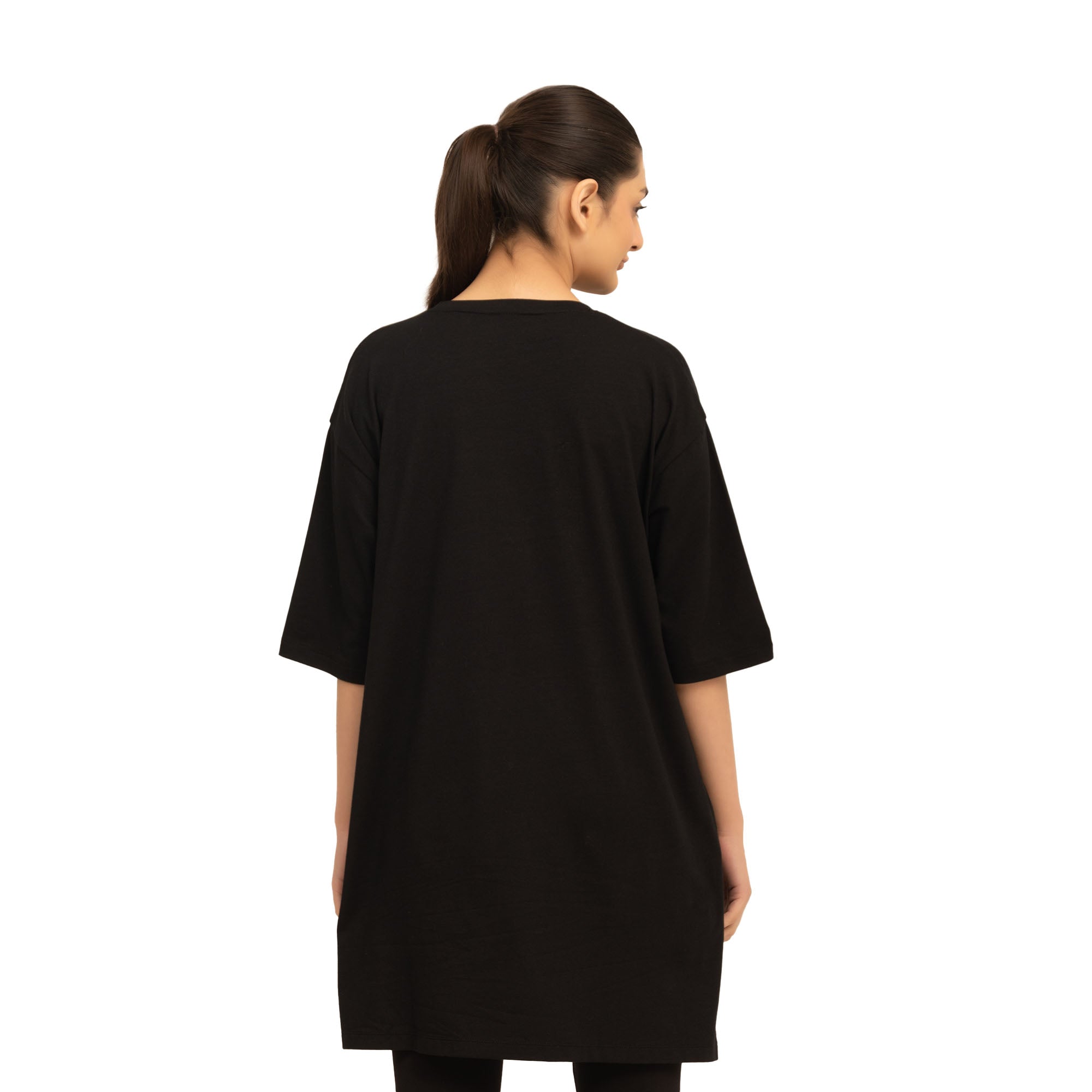 Kiara Cover Tee - Black