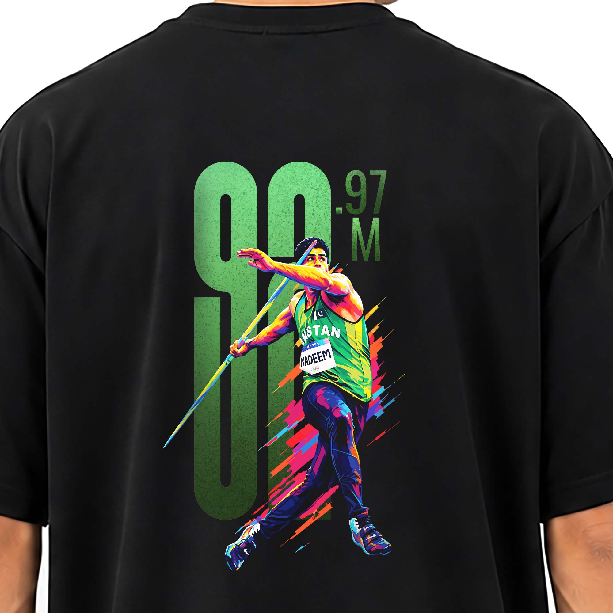 AIM 92.97 - Oversize Tee - Black