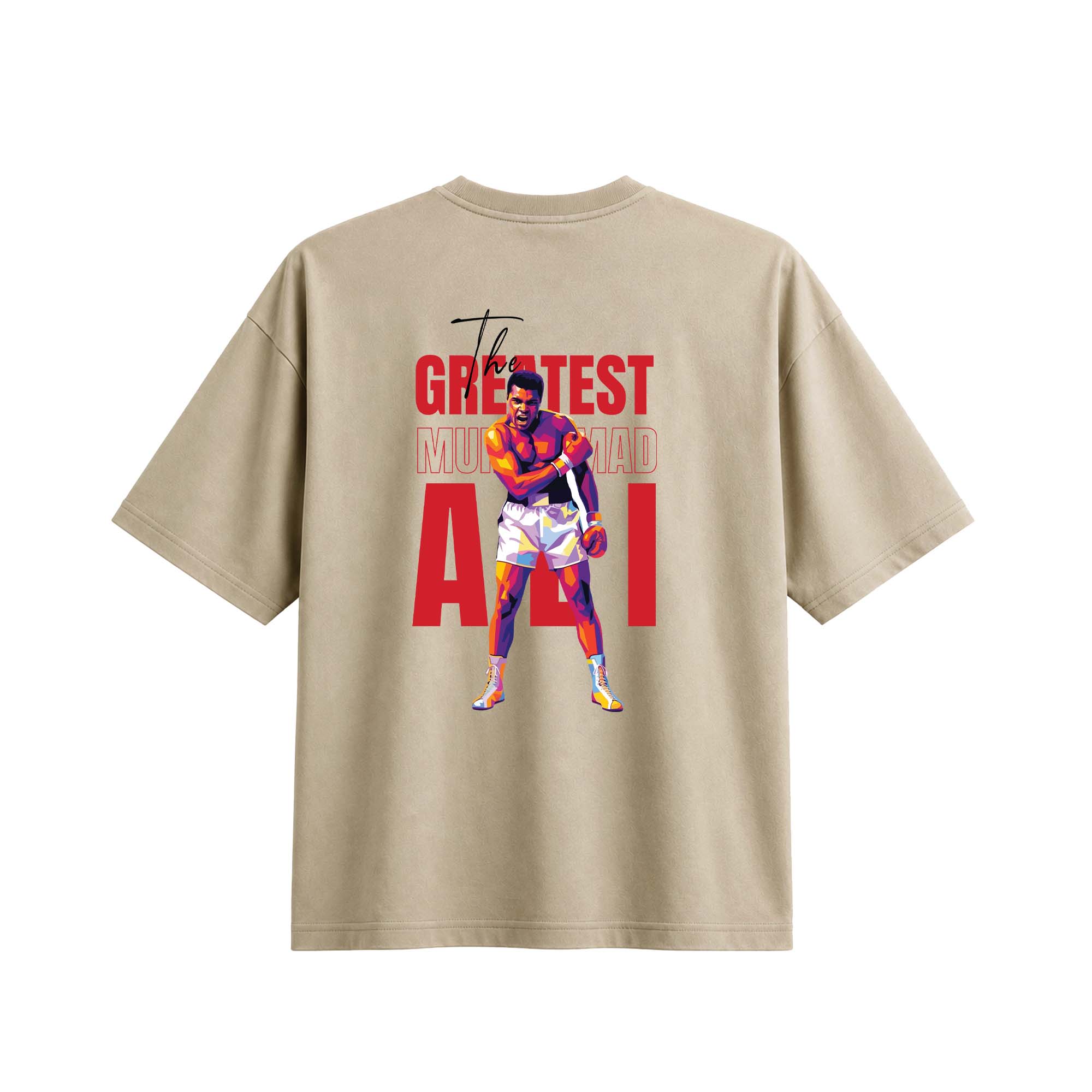 The Boxing Legend – Oversize Tee - Beige