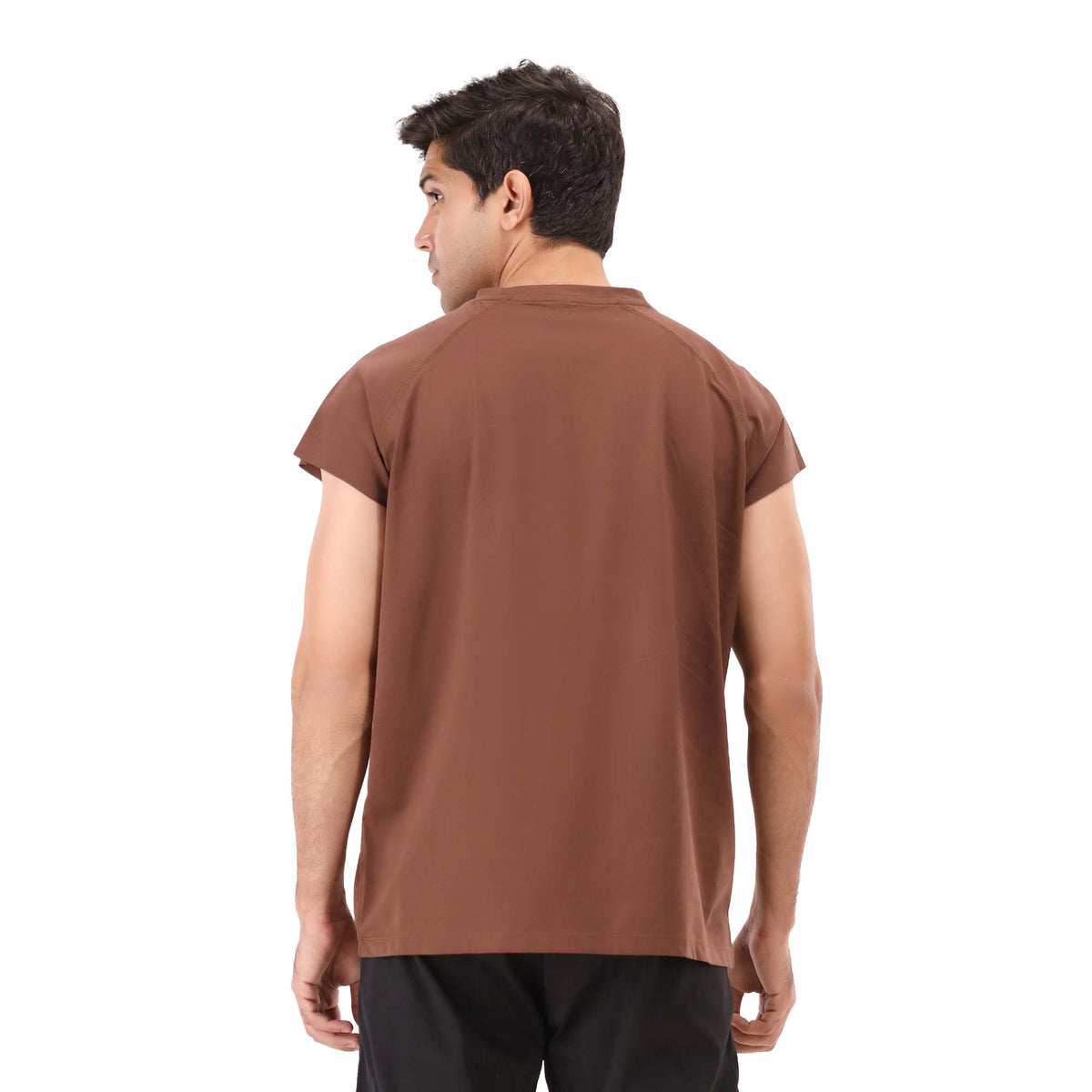 Raw Edge Tank - Brown