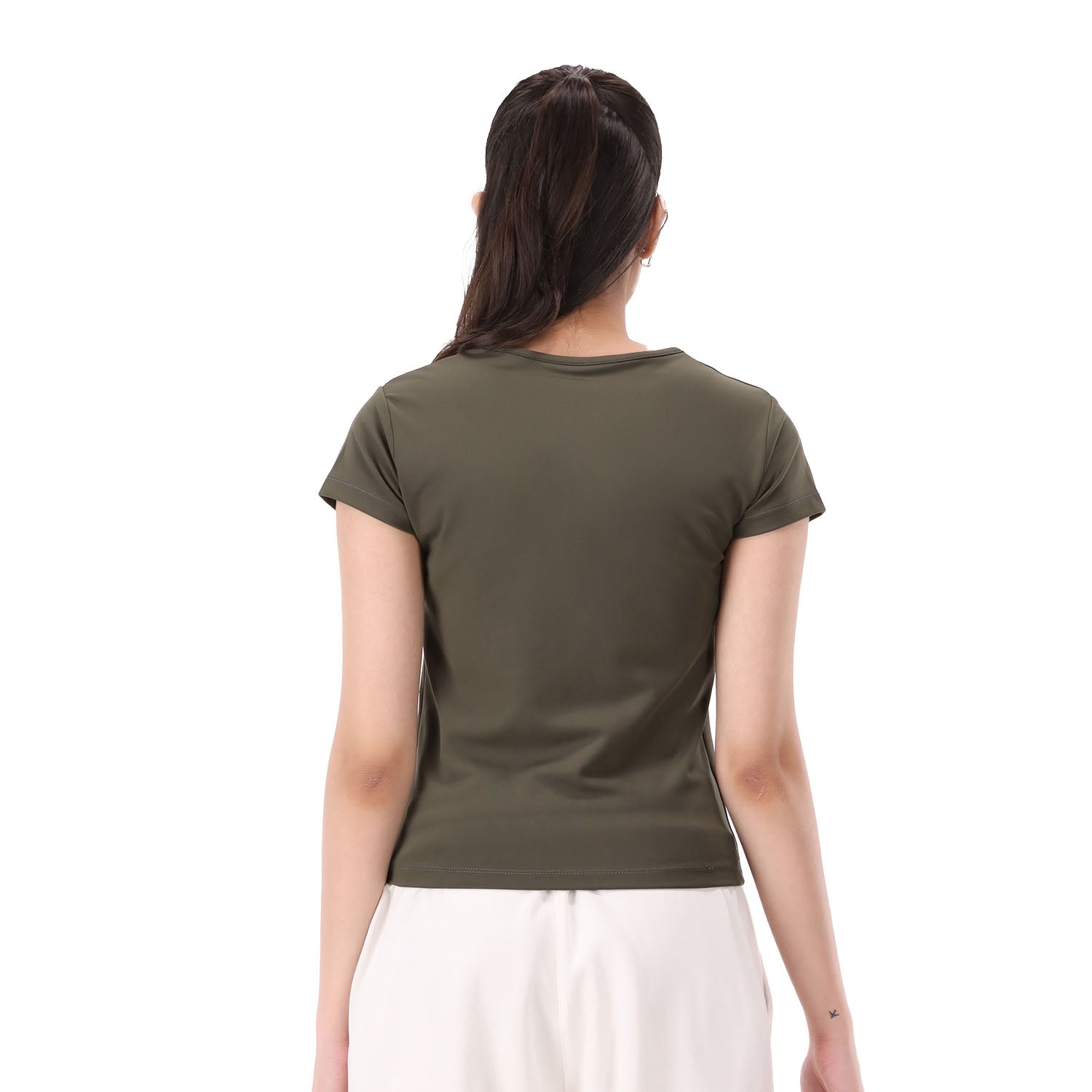 Pose Fitted Tee - Olive