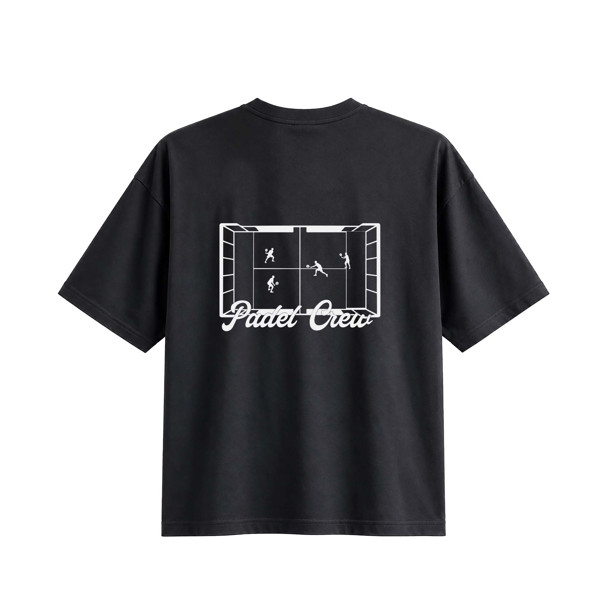 Padel Society Oversized Tee - Black