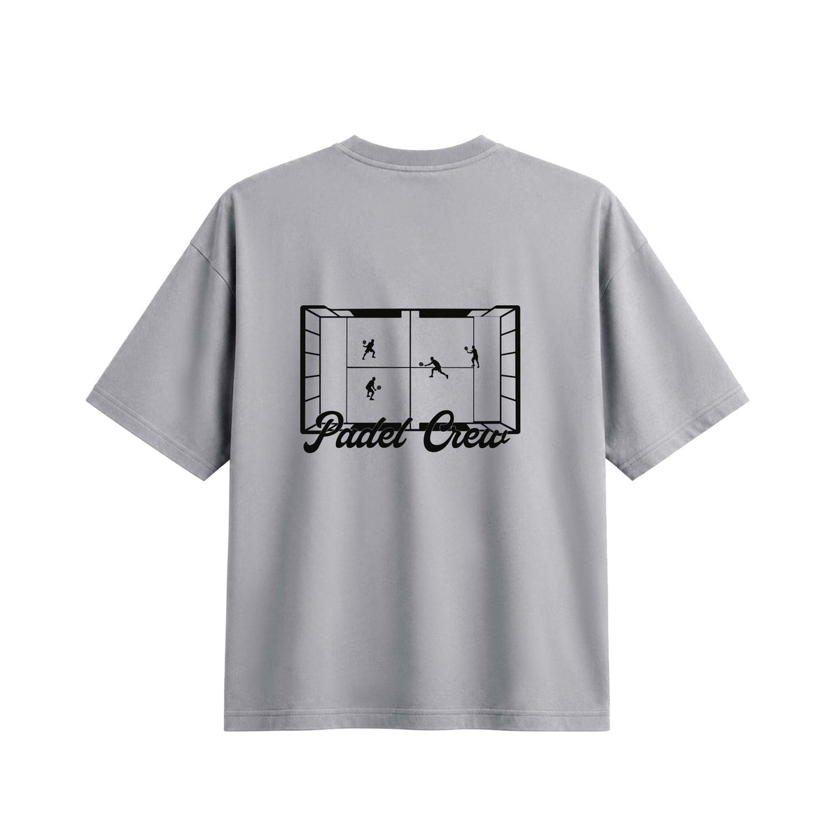 Padel Society Oversized Tee - Grey