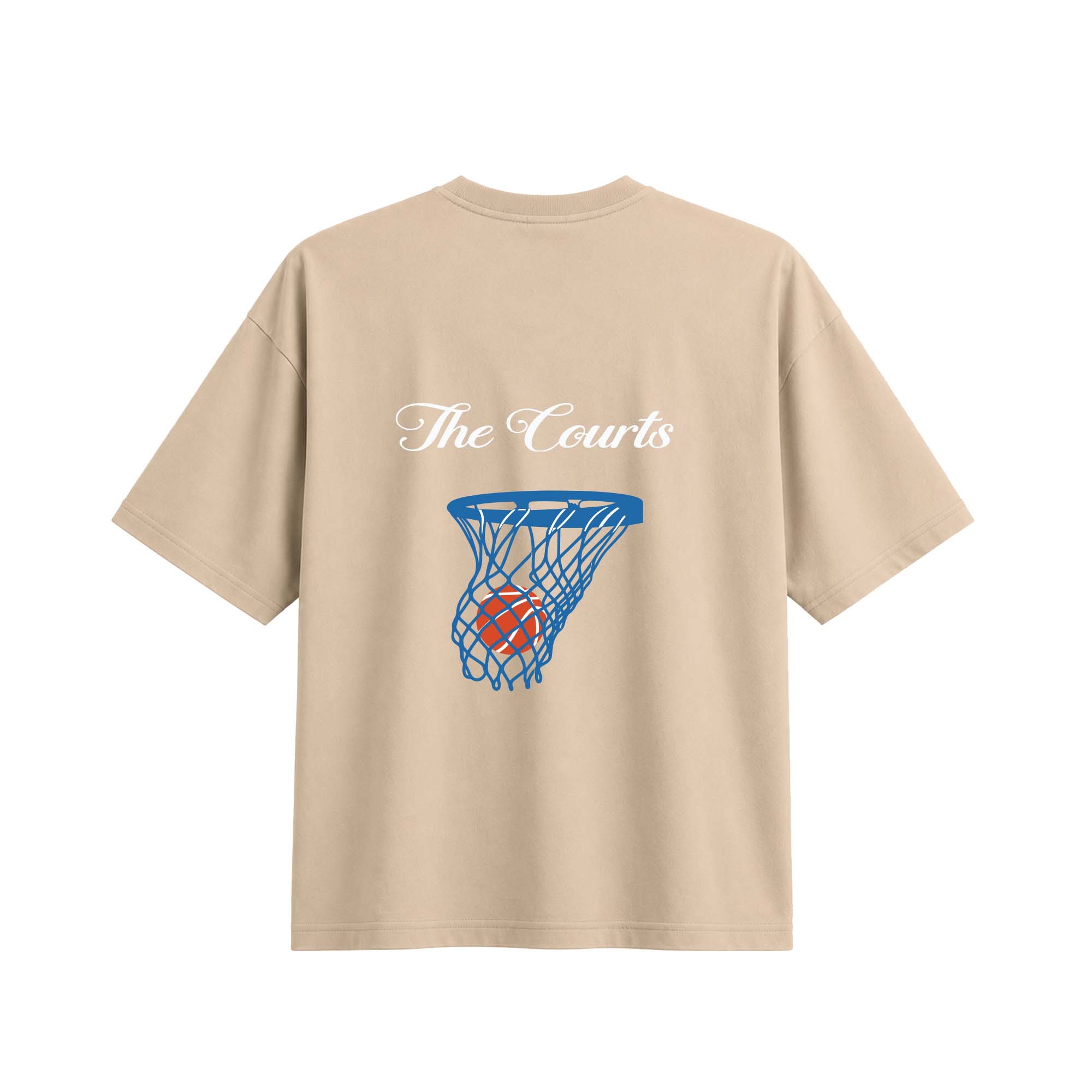 The Game Oversized Tee - Beige