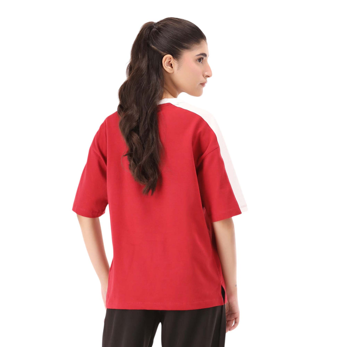 Reverb Oversized Tee - Red