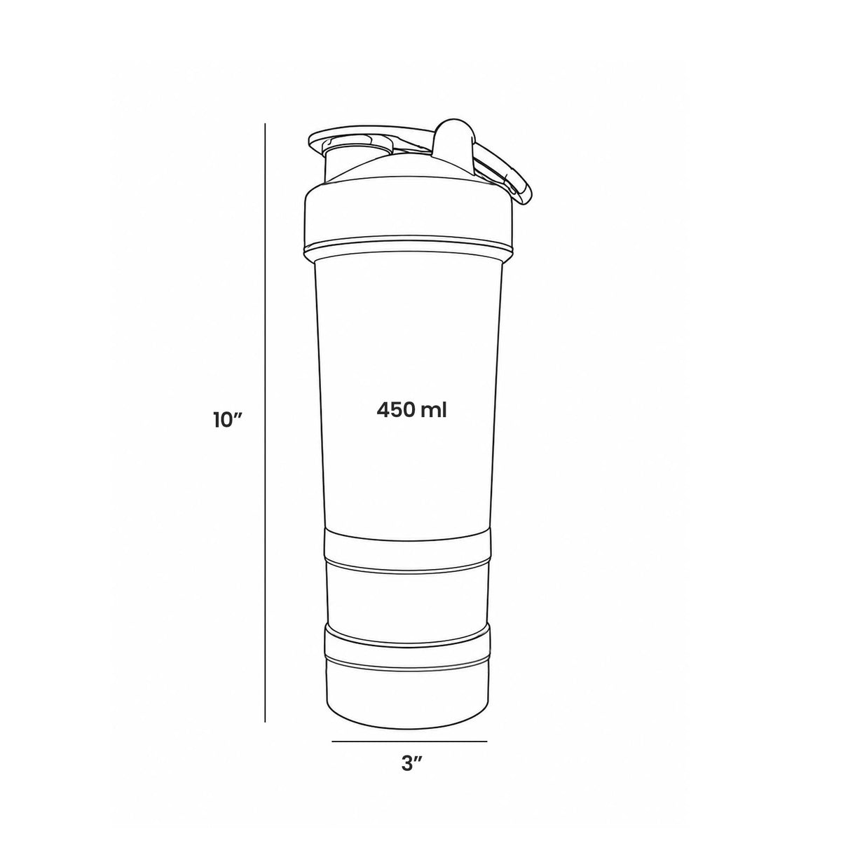 Core Shaker Bottle - Black