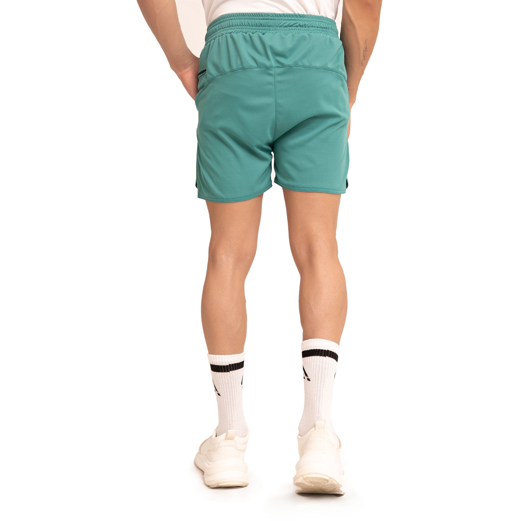 Blaze Zipper Shorts - Sea Green